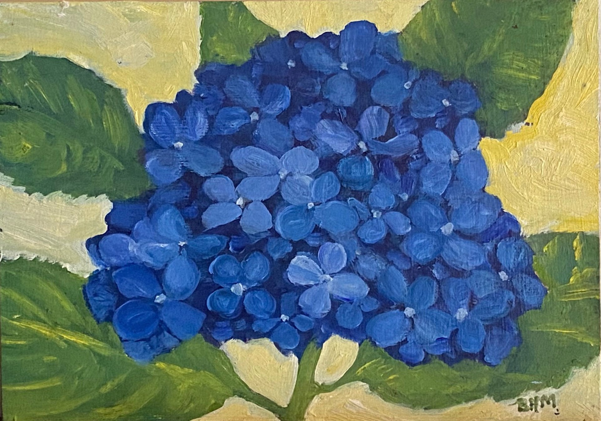 Blue Hydrangea by Betty McGlamery