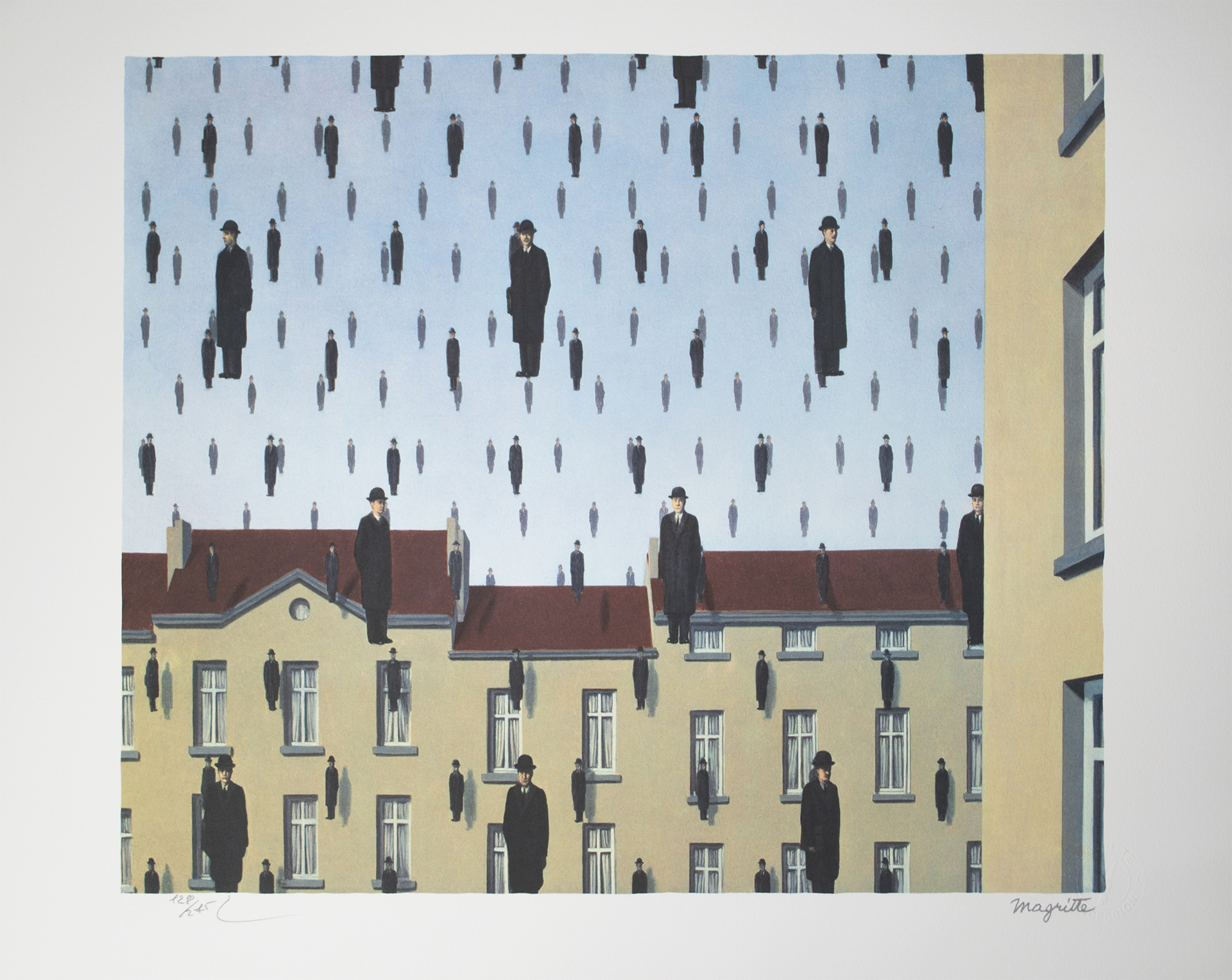 Golconde (Golconda) by Rene Magritte David Gallery