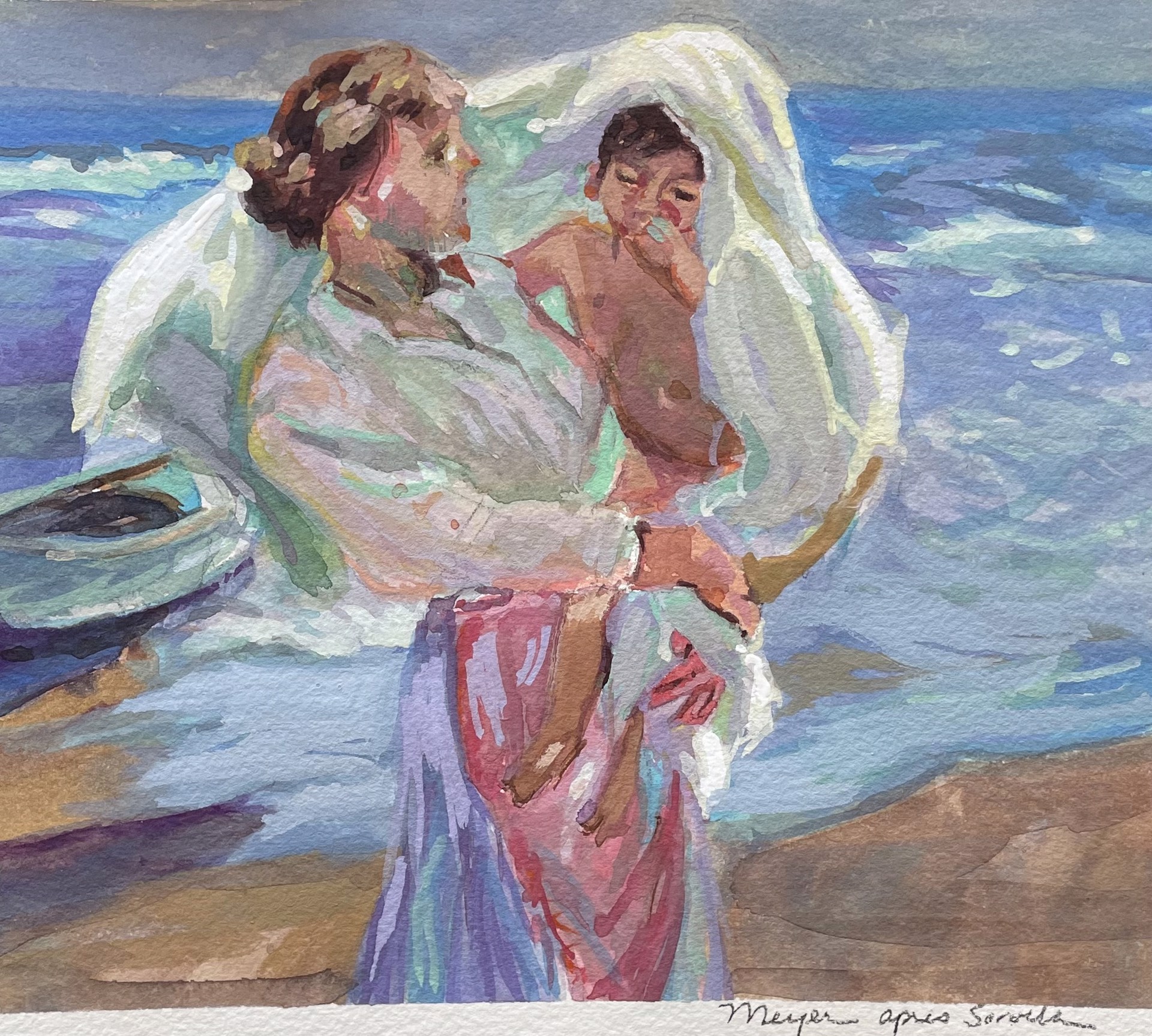 Sorolla Study I by Laurie Meyer