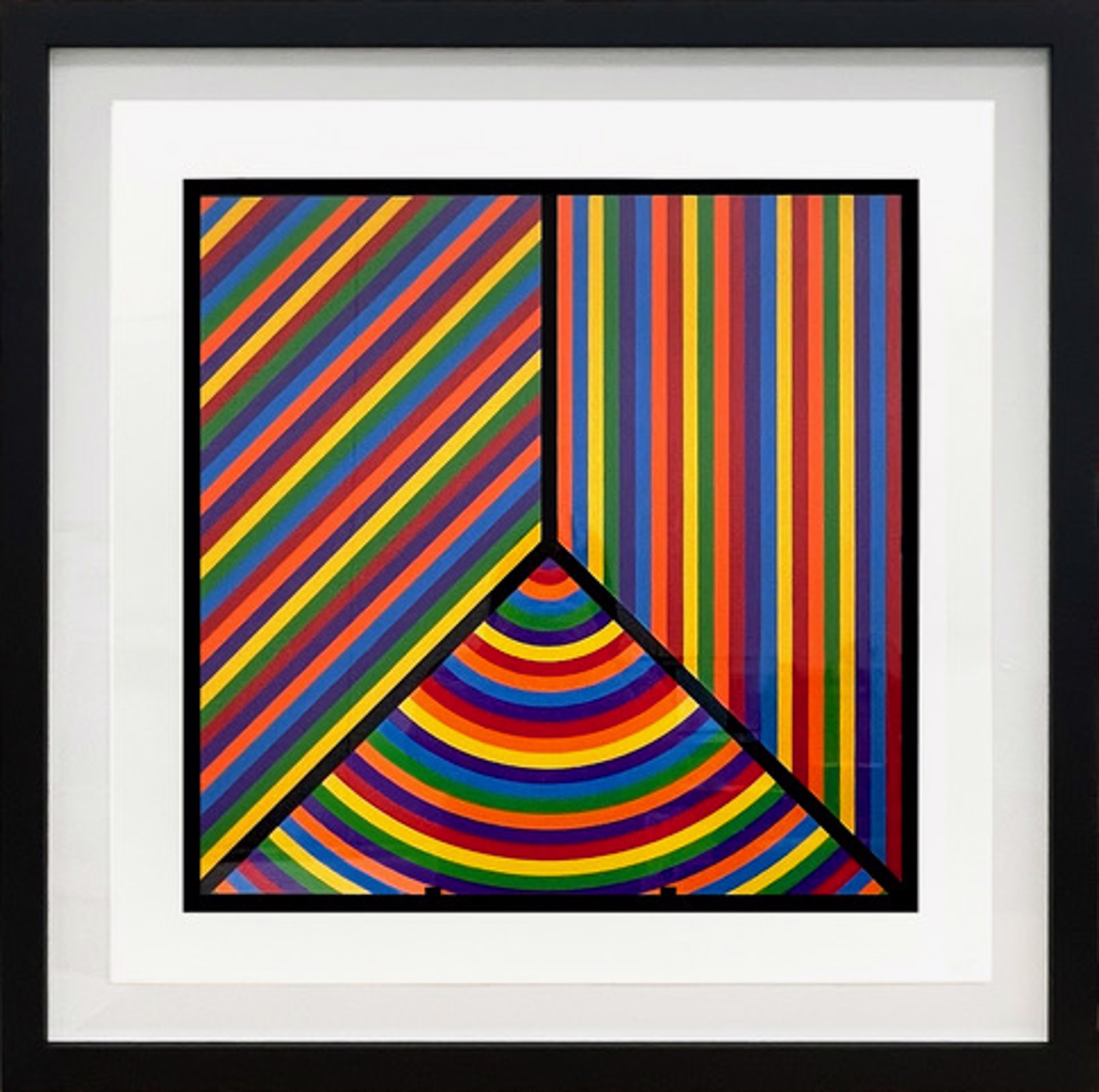 Color Bands, Plate #01 by Sol LeWitt