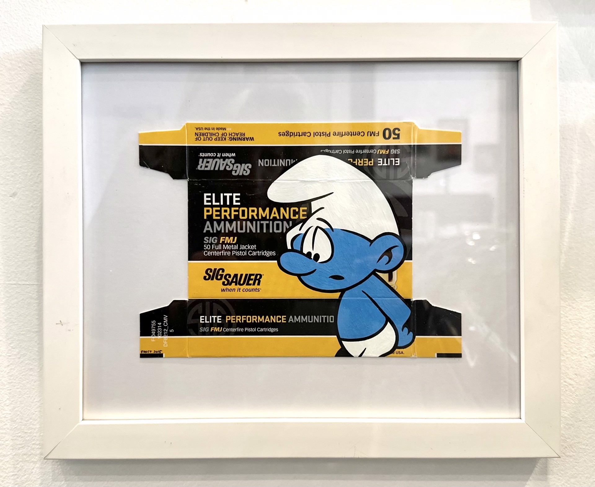Smurf Metal Jacket by Ben Frost