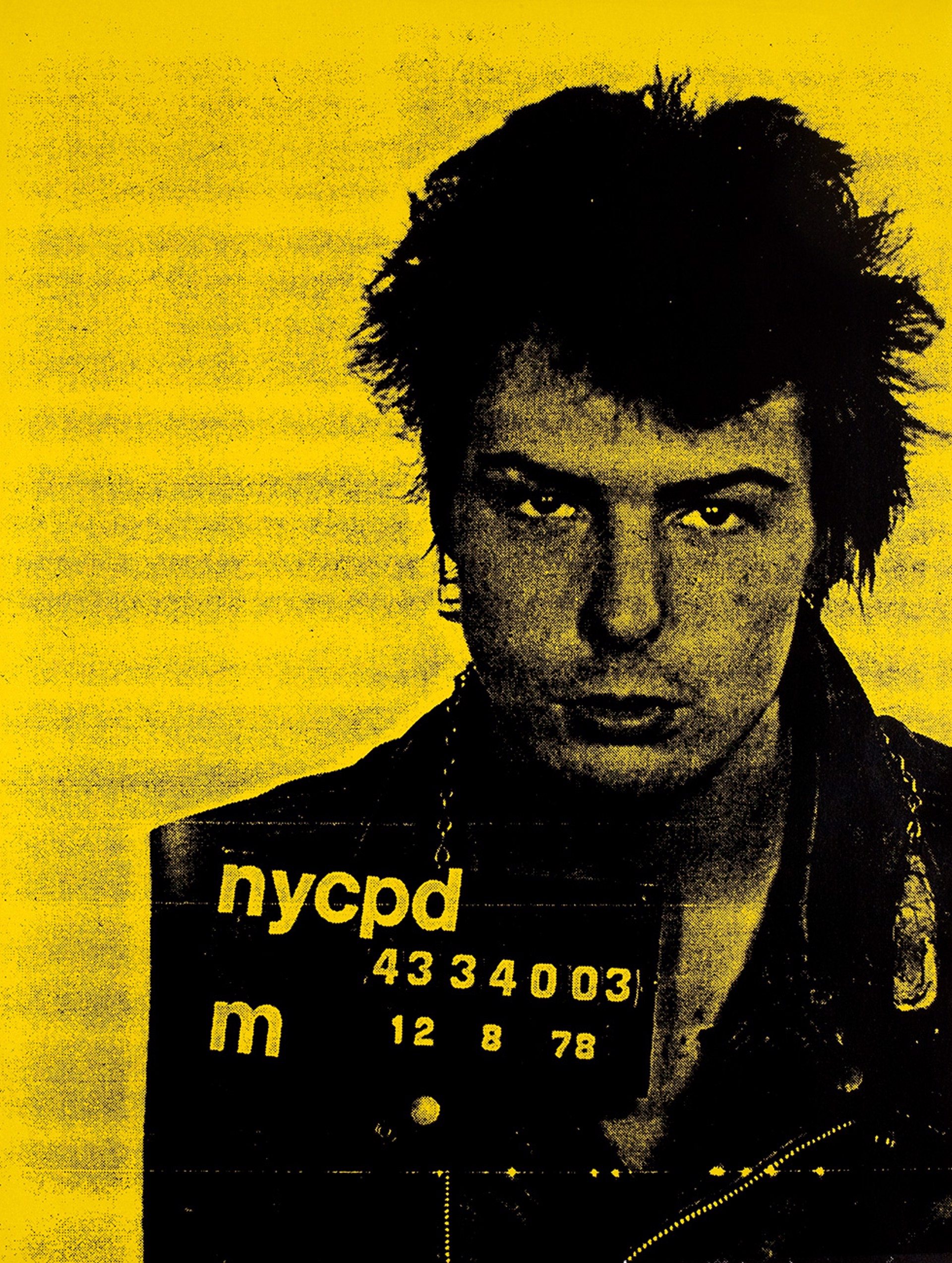 Sid Vicious- Mustard & Black by Russell Young
