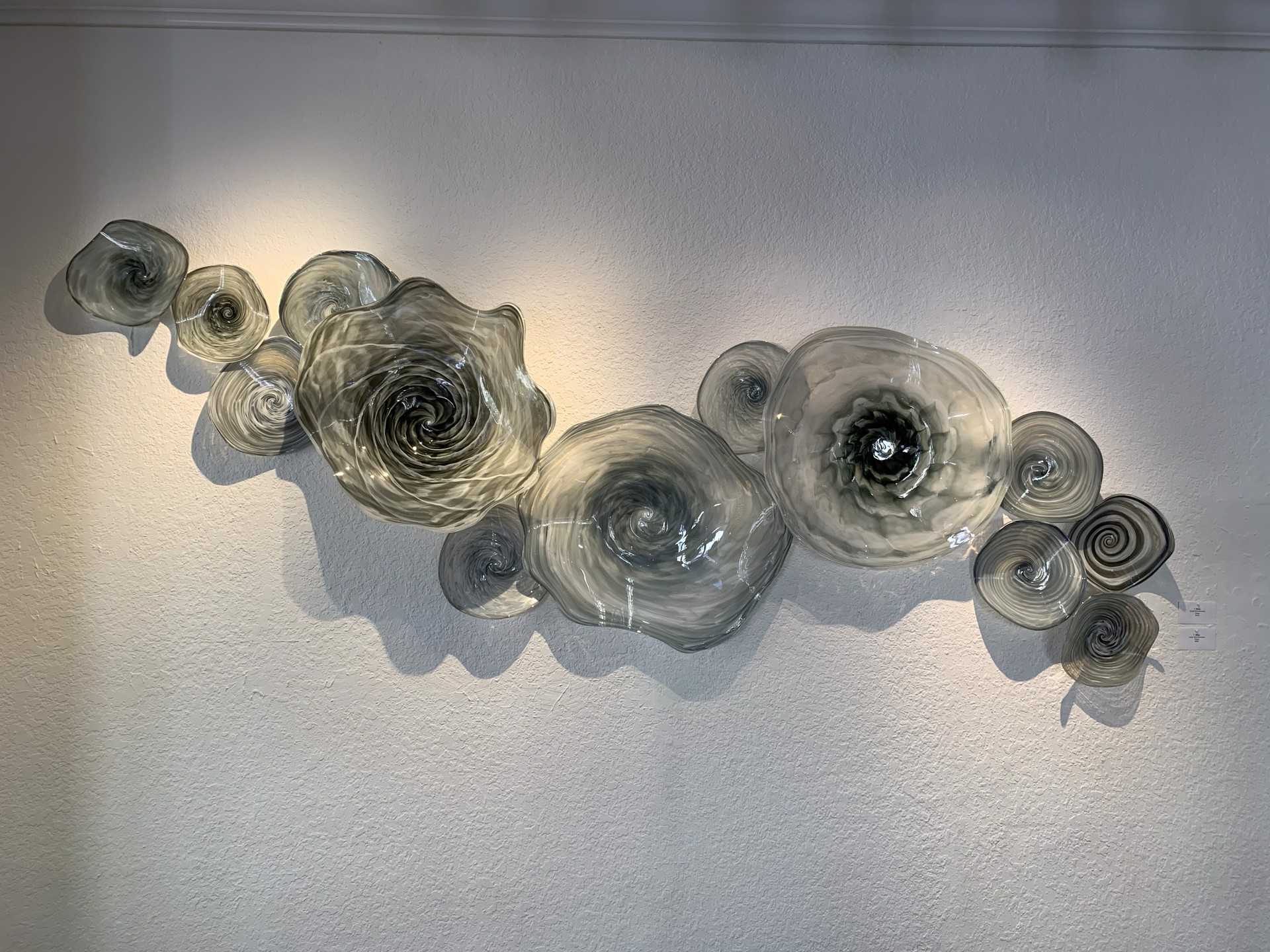 13 Piece Glass Installation by T. Miller