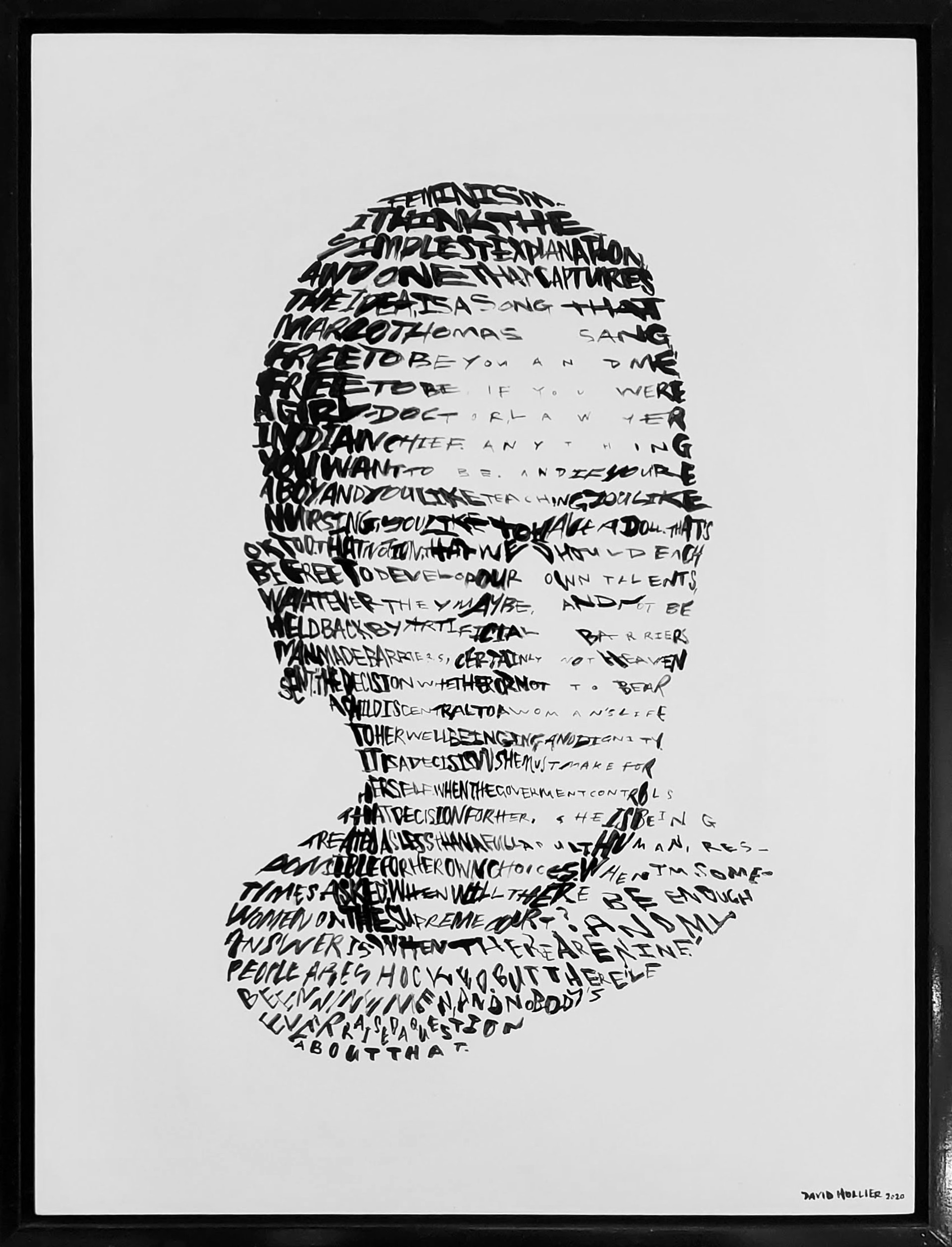 Ruth Bader Ginsberg (Text: My Own Words) by David Hollier