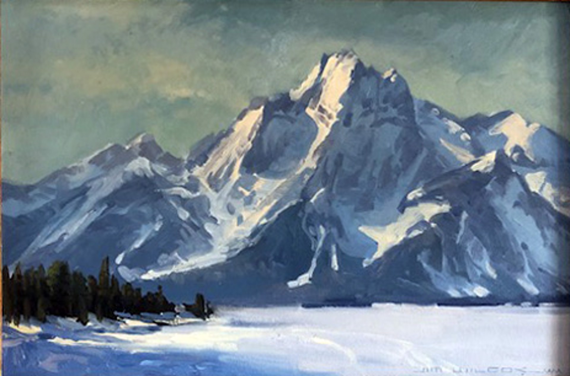 Colter Bay Winter by Jim Wilcox