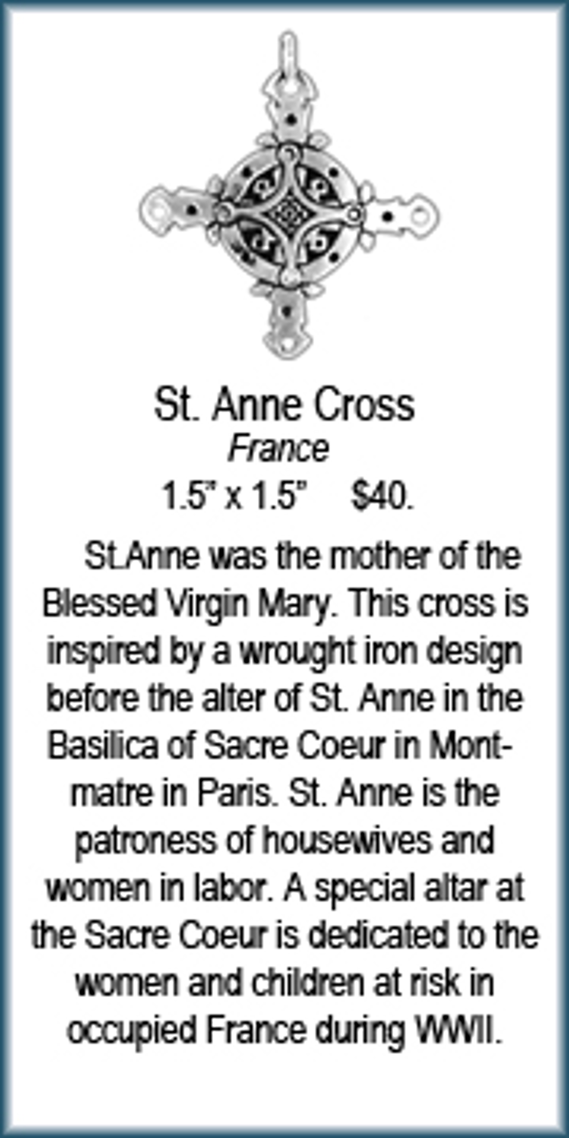 Cross - St. Anne by Deanne McKeown
