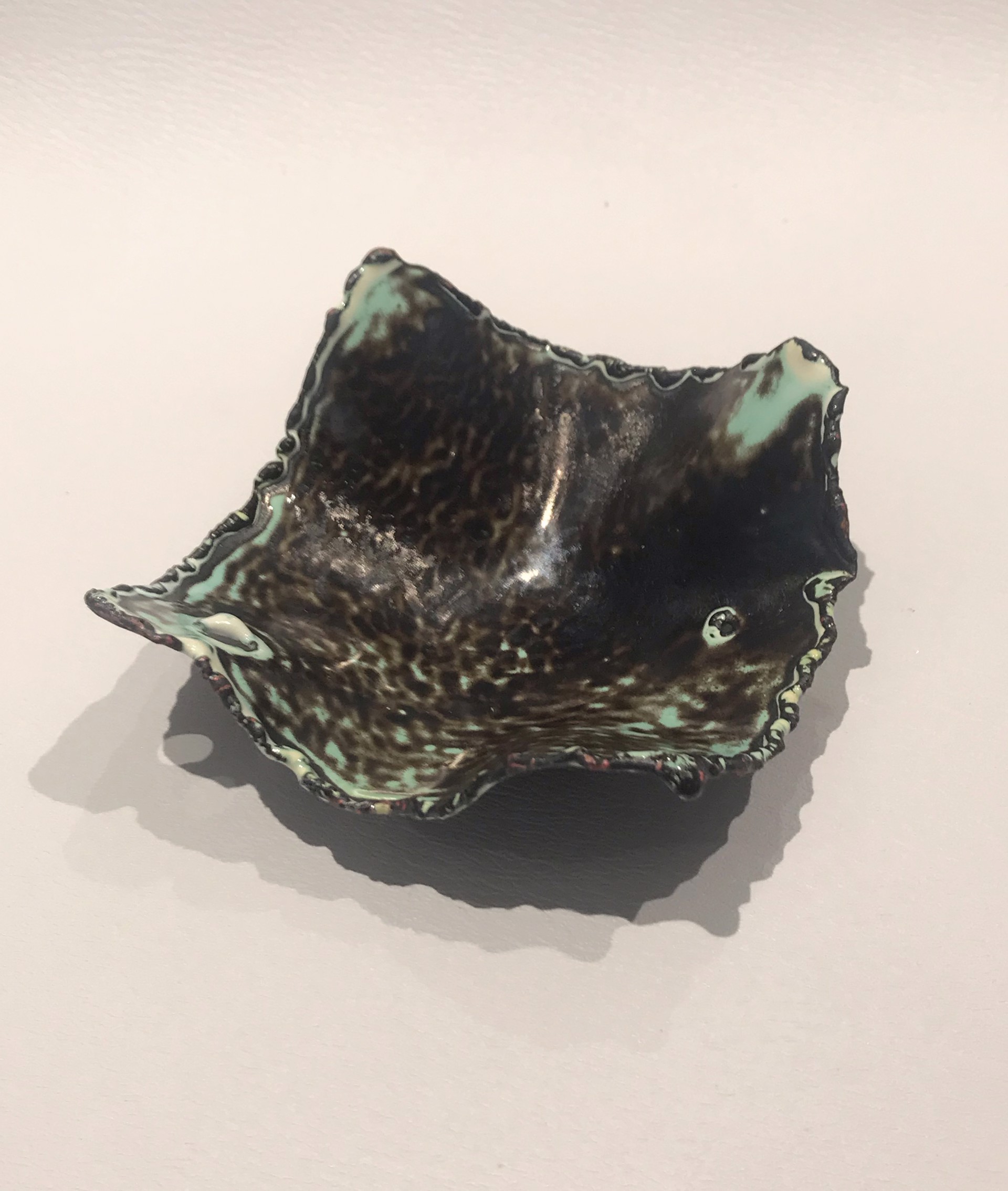 Square Enameled Bowl by Nicole Josette