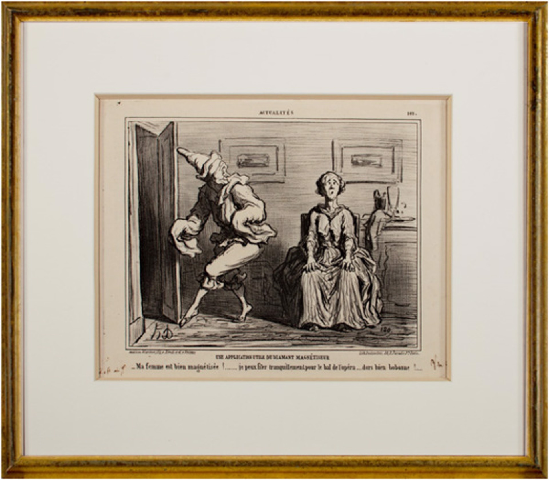 Une Application Utile Du Diamant Magnetiseur by Honore Daumier