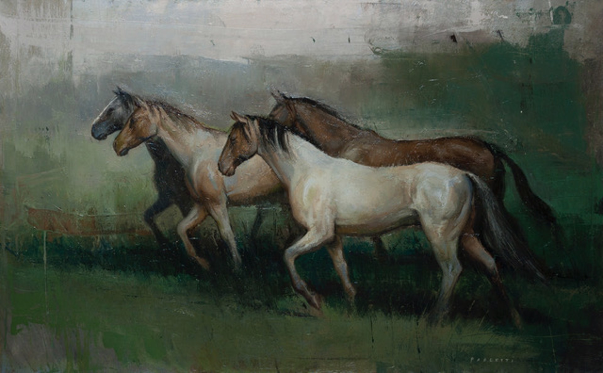 Four Horses by Matthew Paoletti