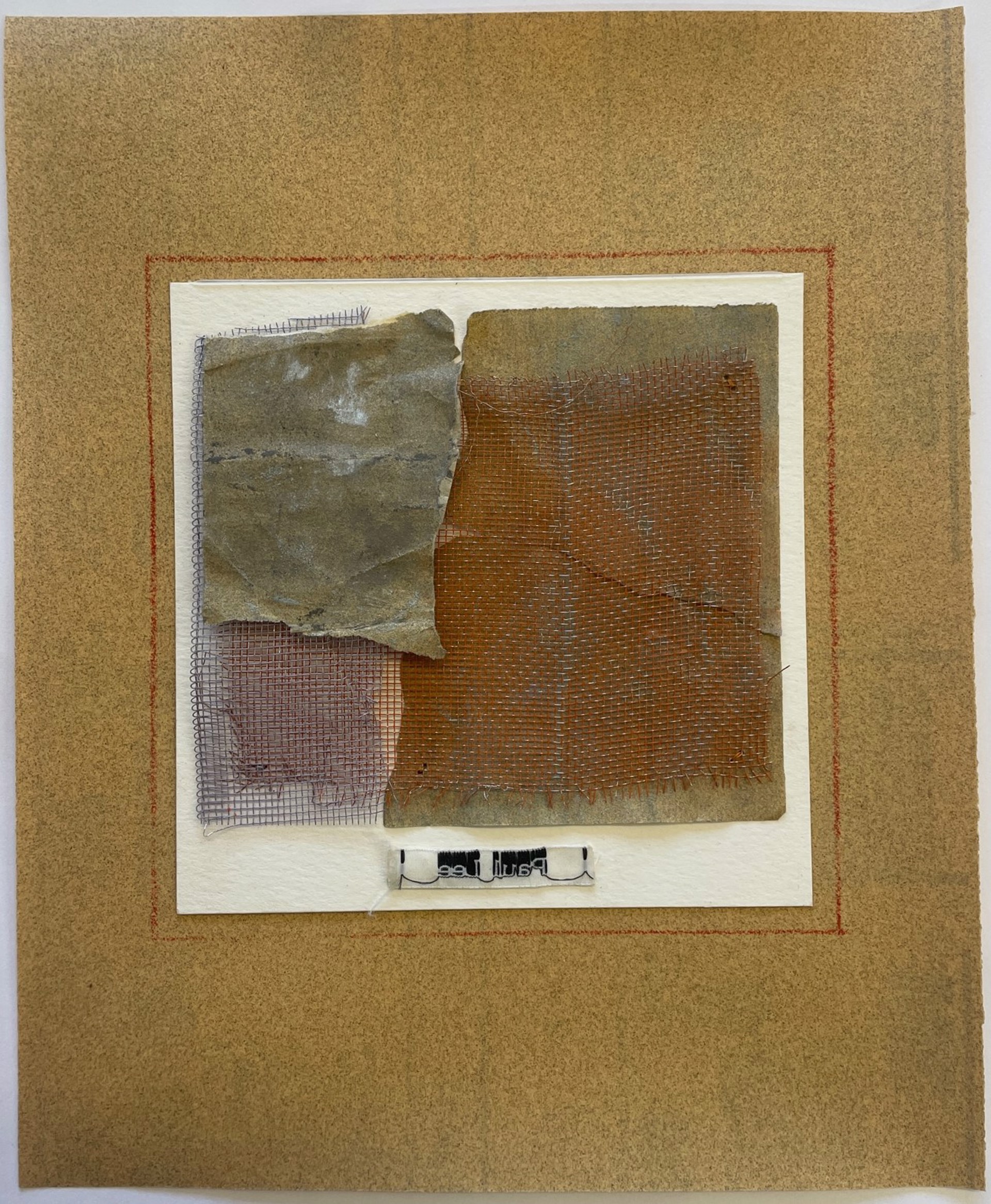Sandpaper Collage No. 15 by Paul Lee