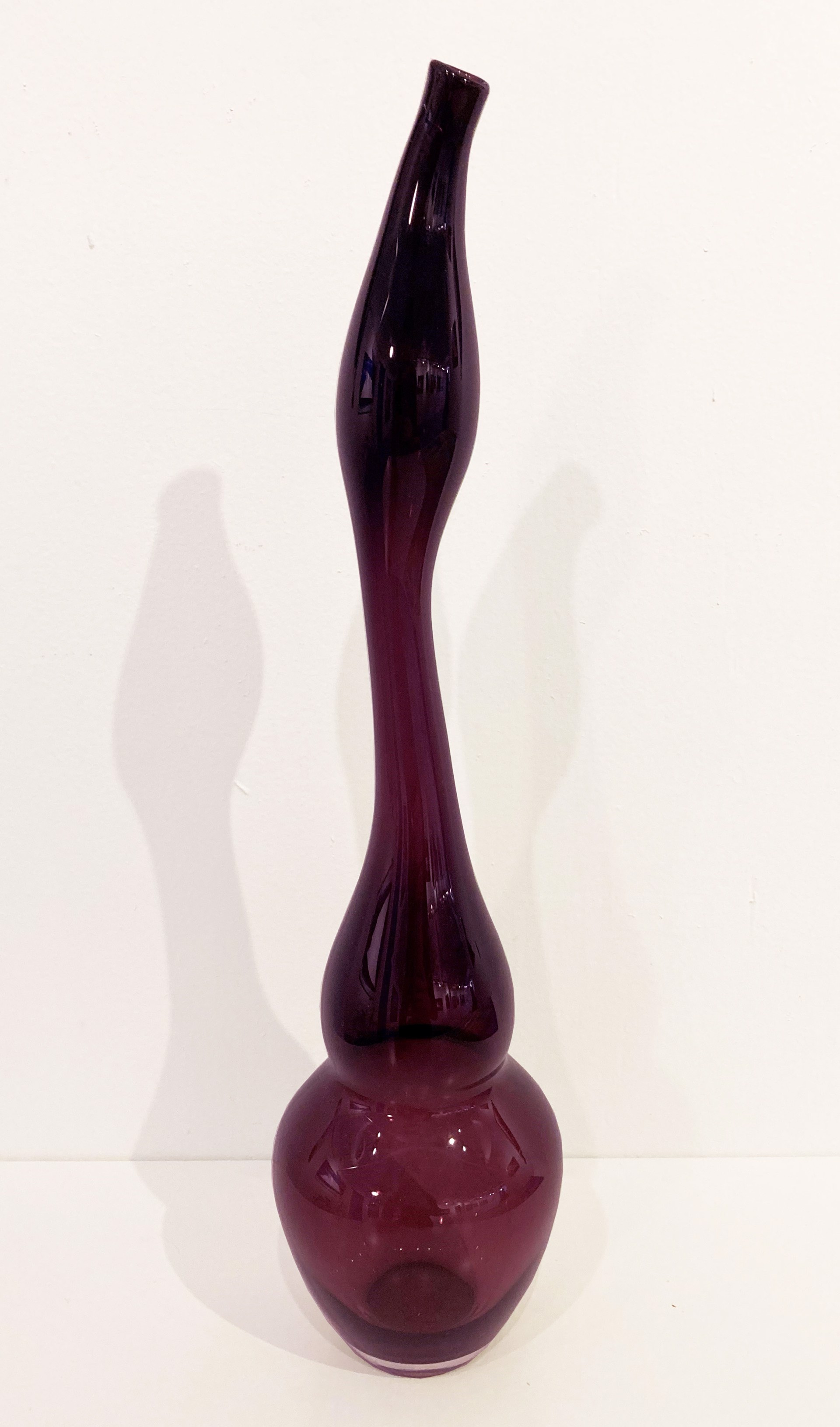 Purple Piccolo Silhouette Bottle by Michael Moran