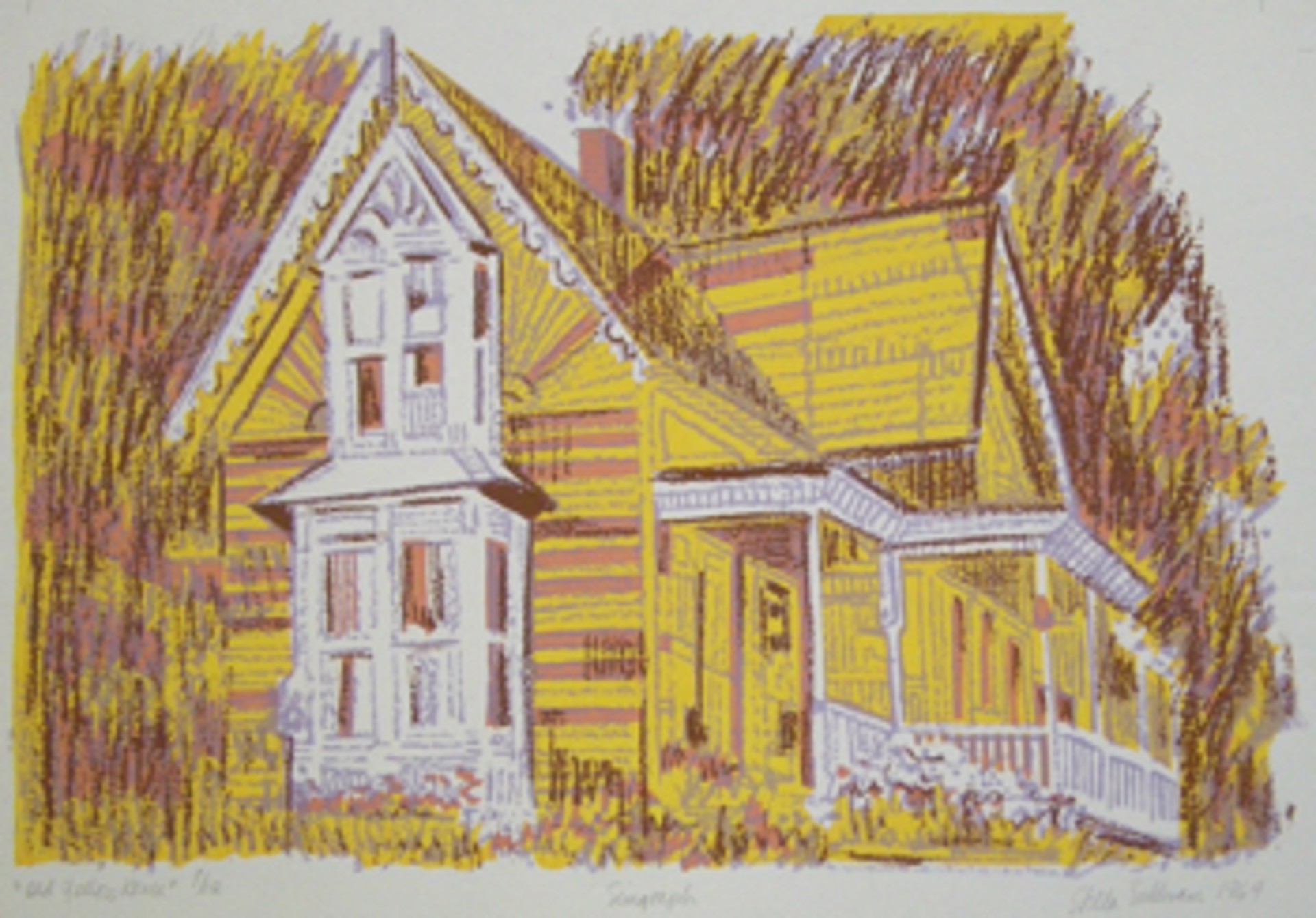 Old Yellow House by Stella Sullivan