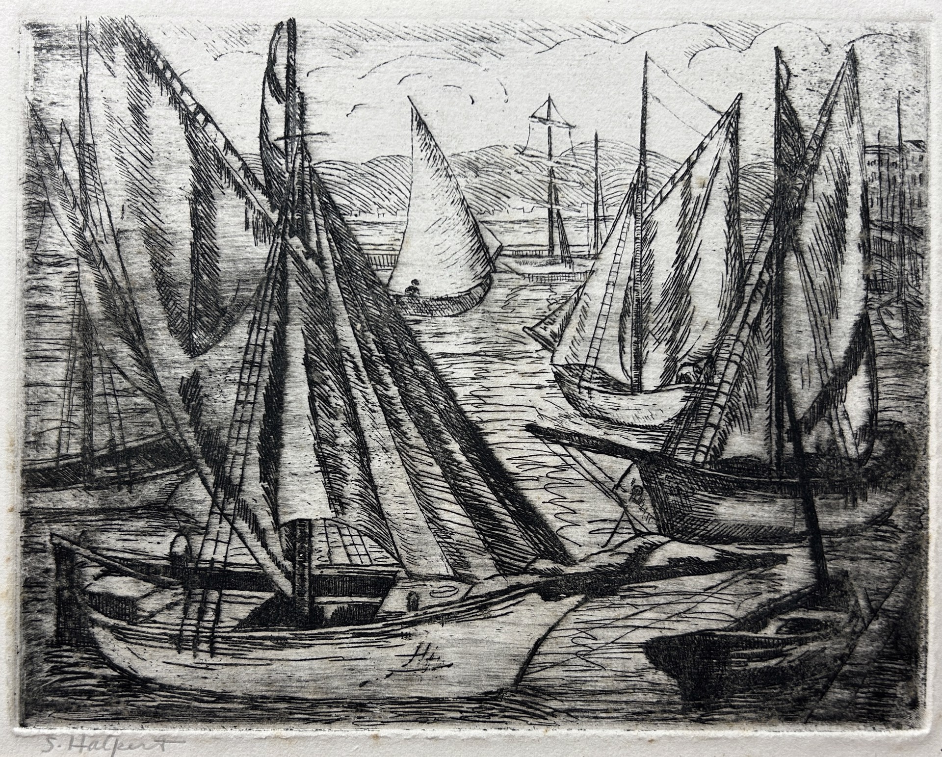 Ships in Harbor