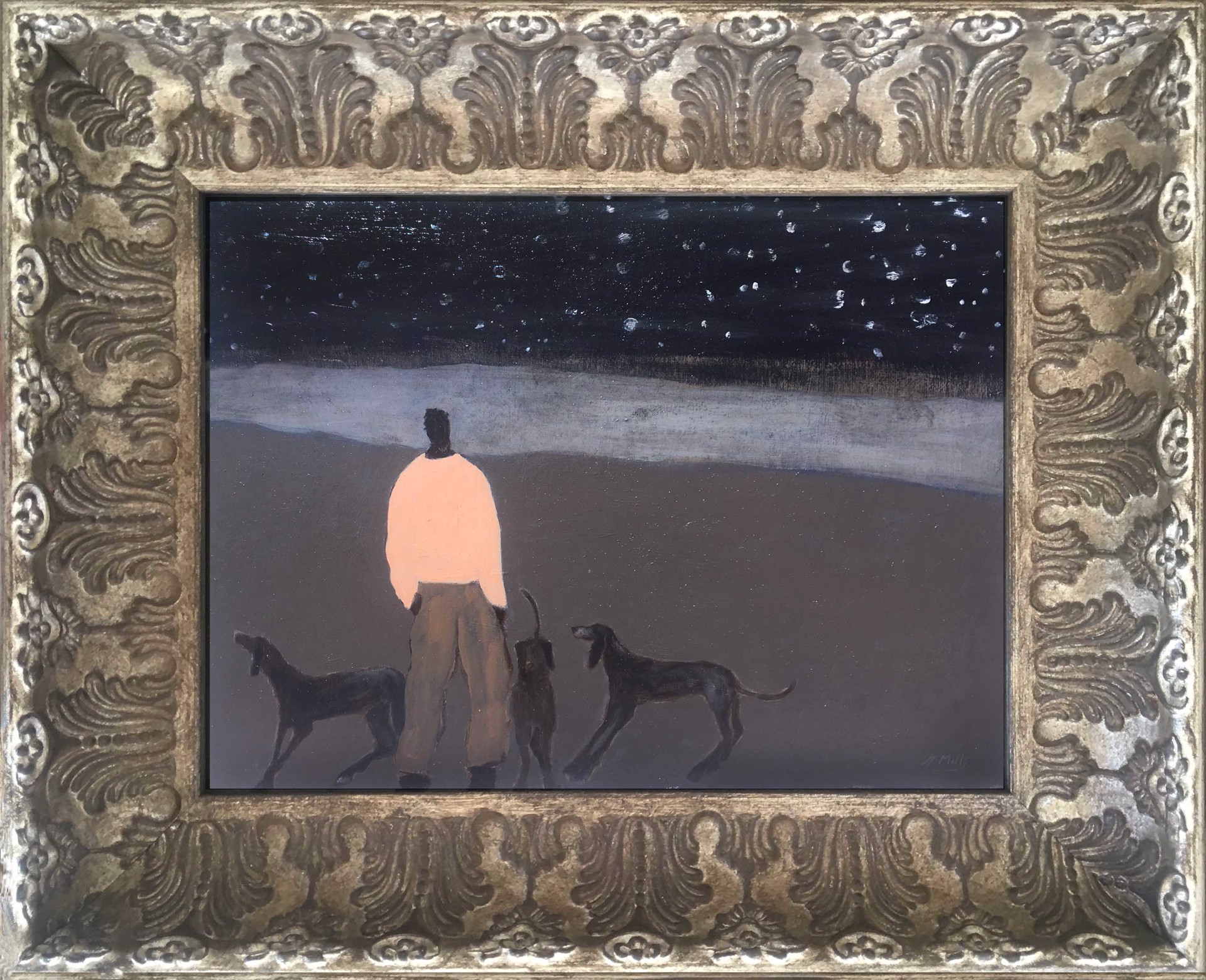 Calling the Hounds/ Night Sky by Gigi Mills