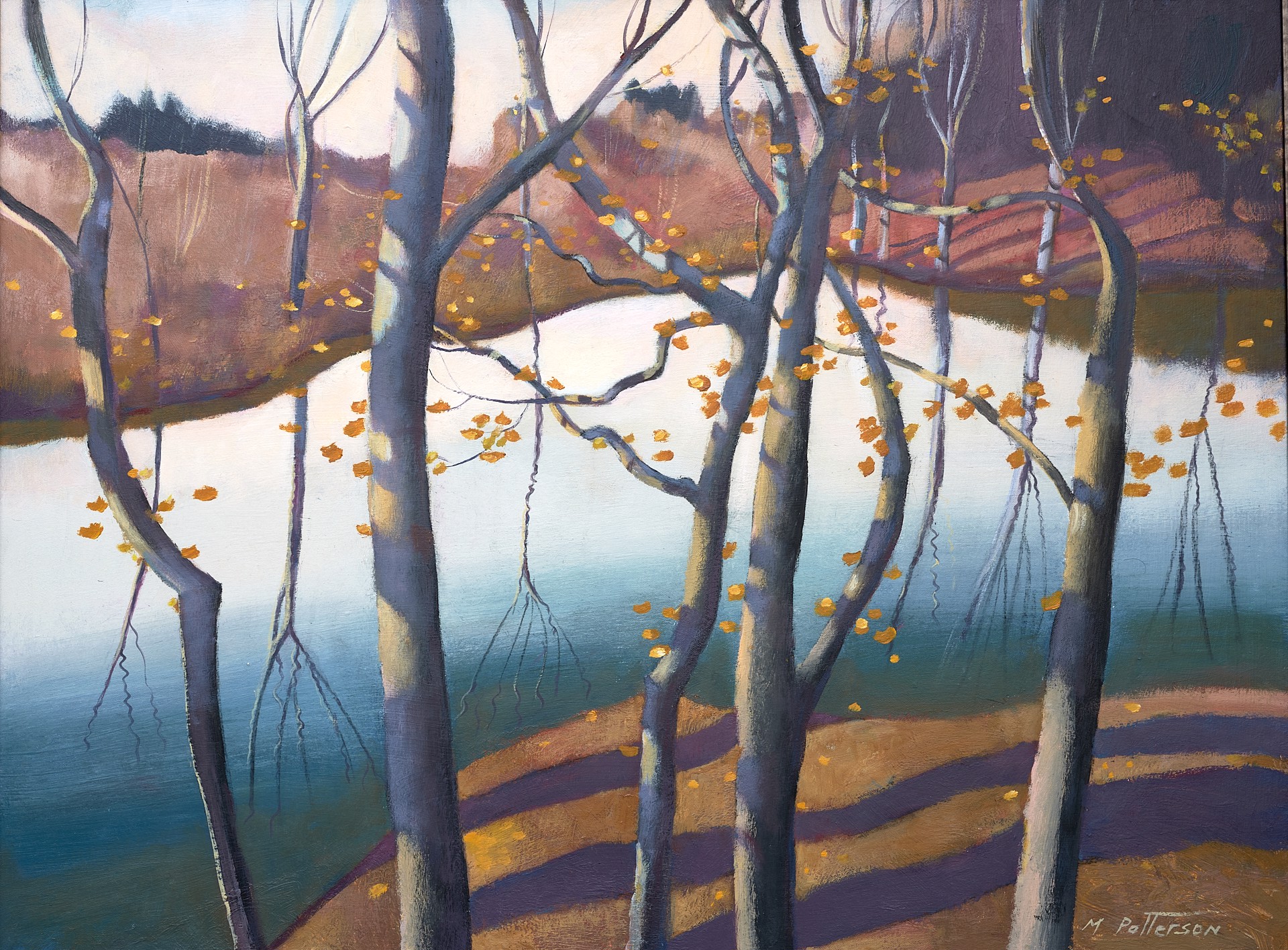 Trees at the River Bend by Michael Patterson