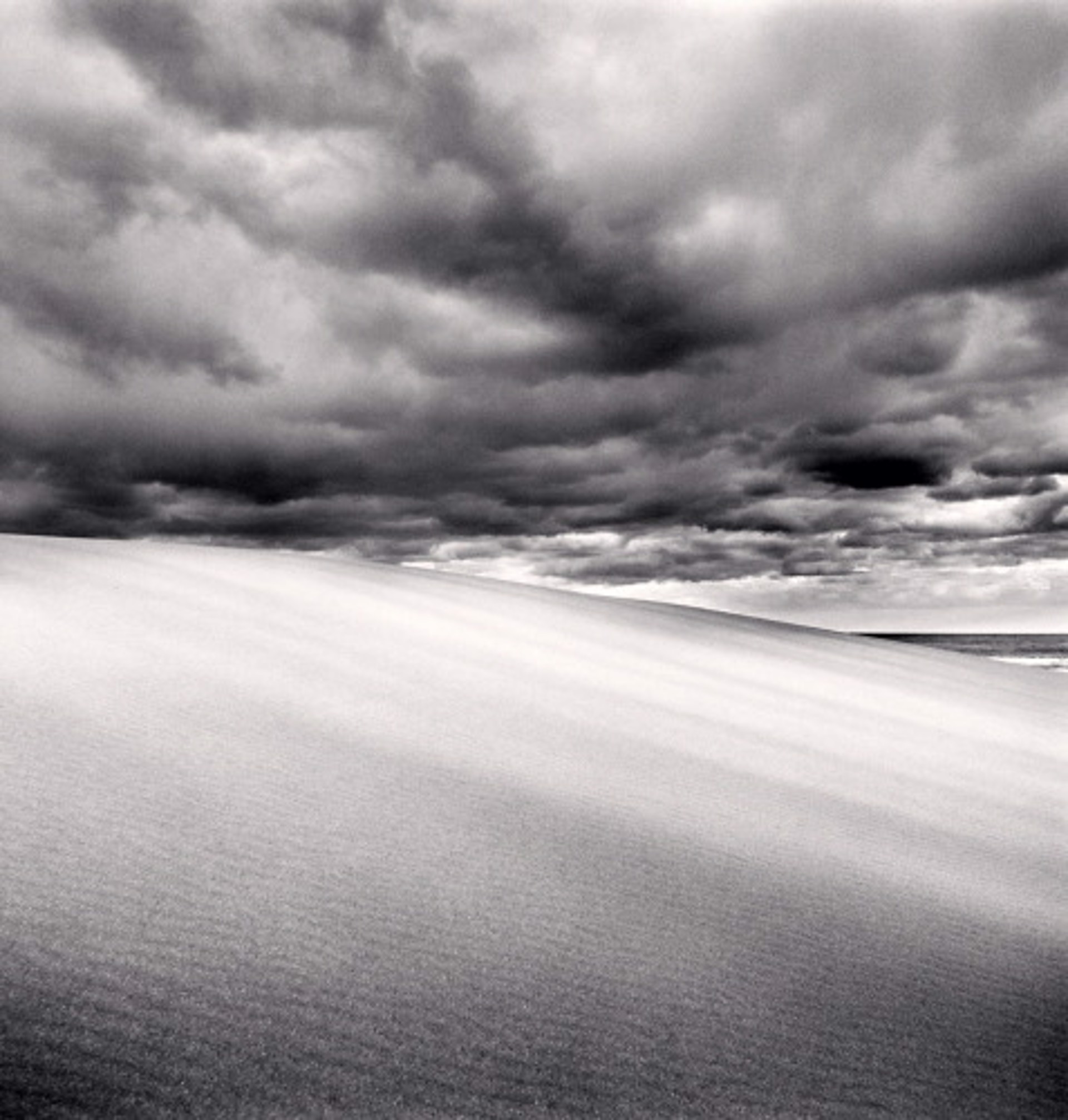 Sand Dunes and Clouds, Tottori, Honshu, Japan (edition of 45) by Michael Kenna