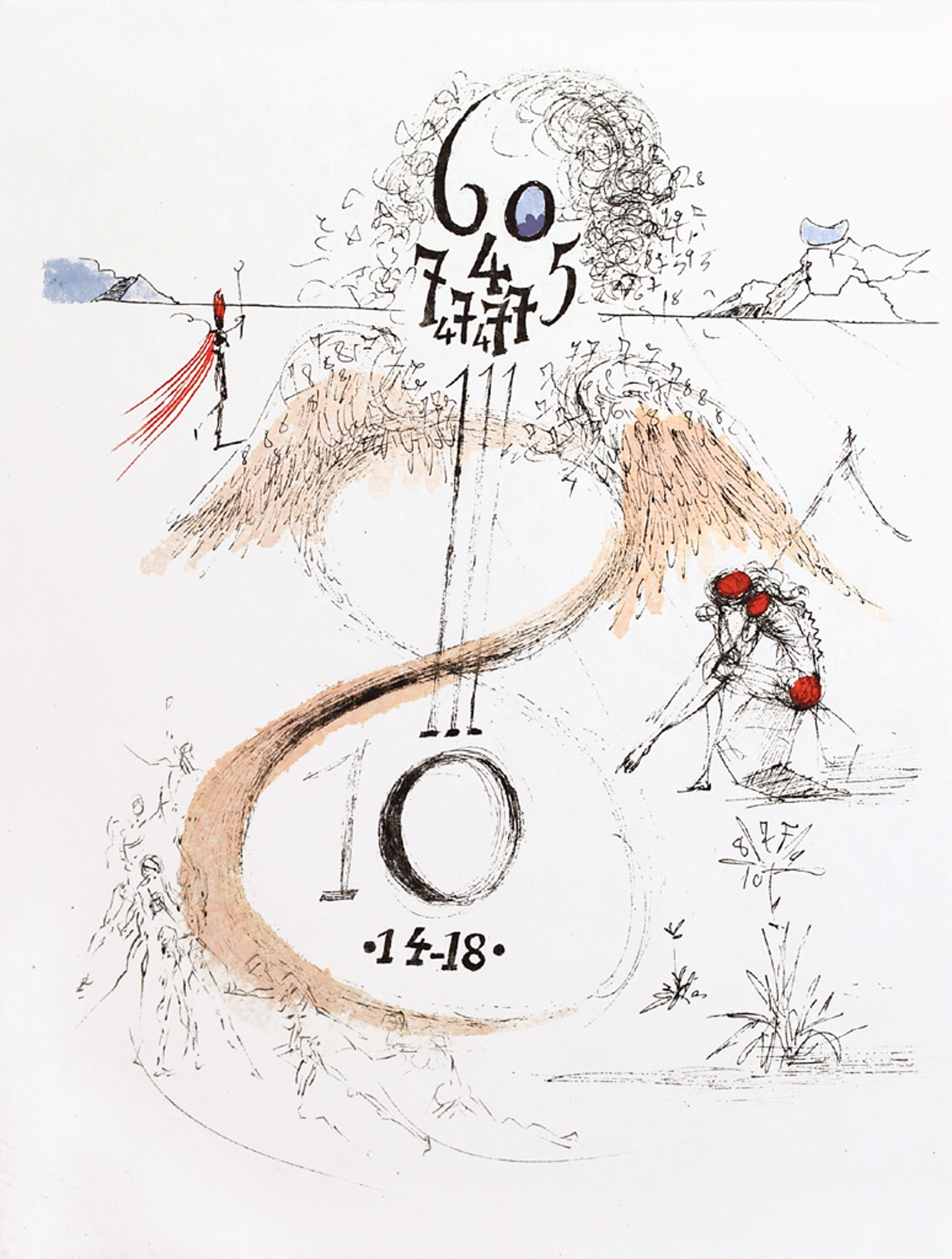 Apollinaire "The 1914-18 War" by Salvador Dali