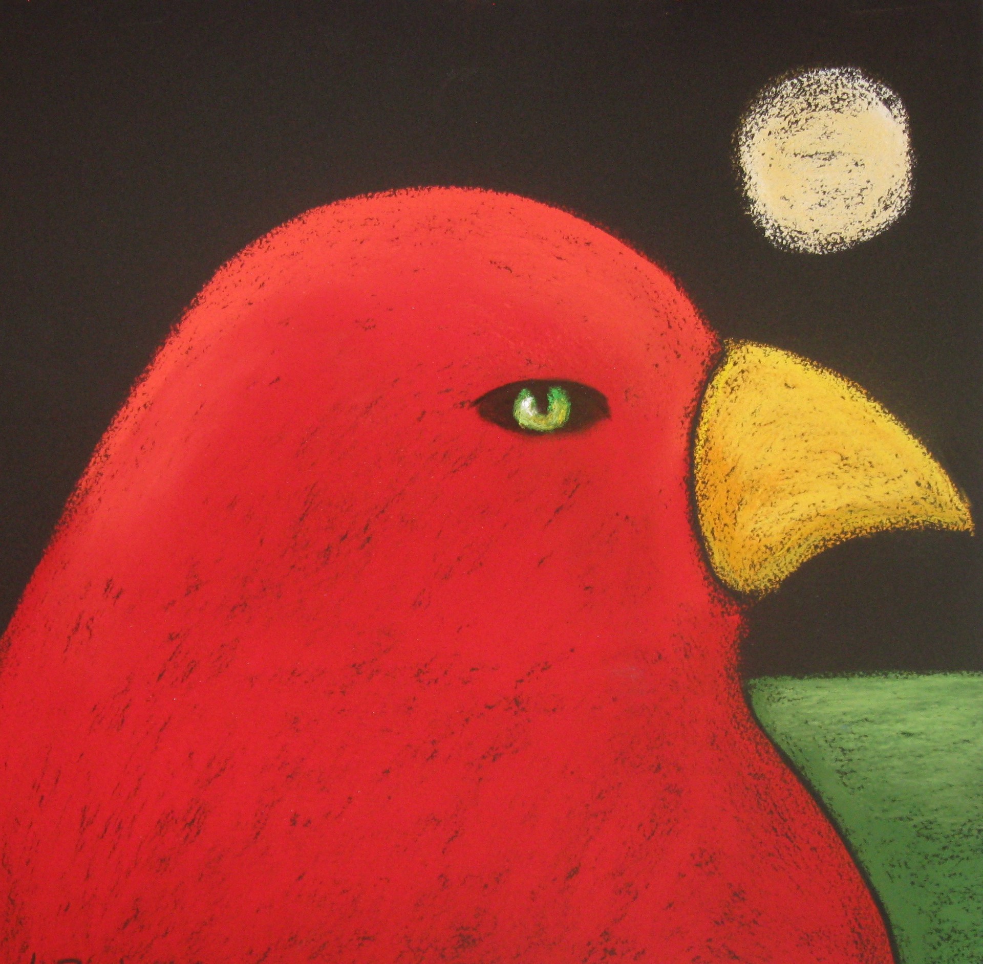 Red Dove - SOLD available for commission by Carole LaRoche