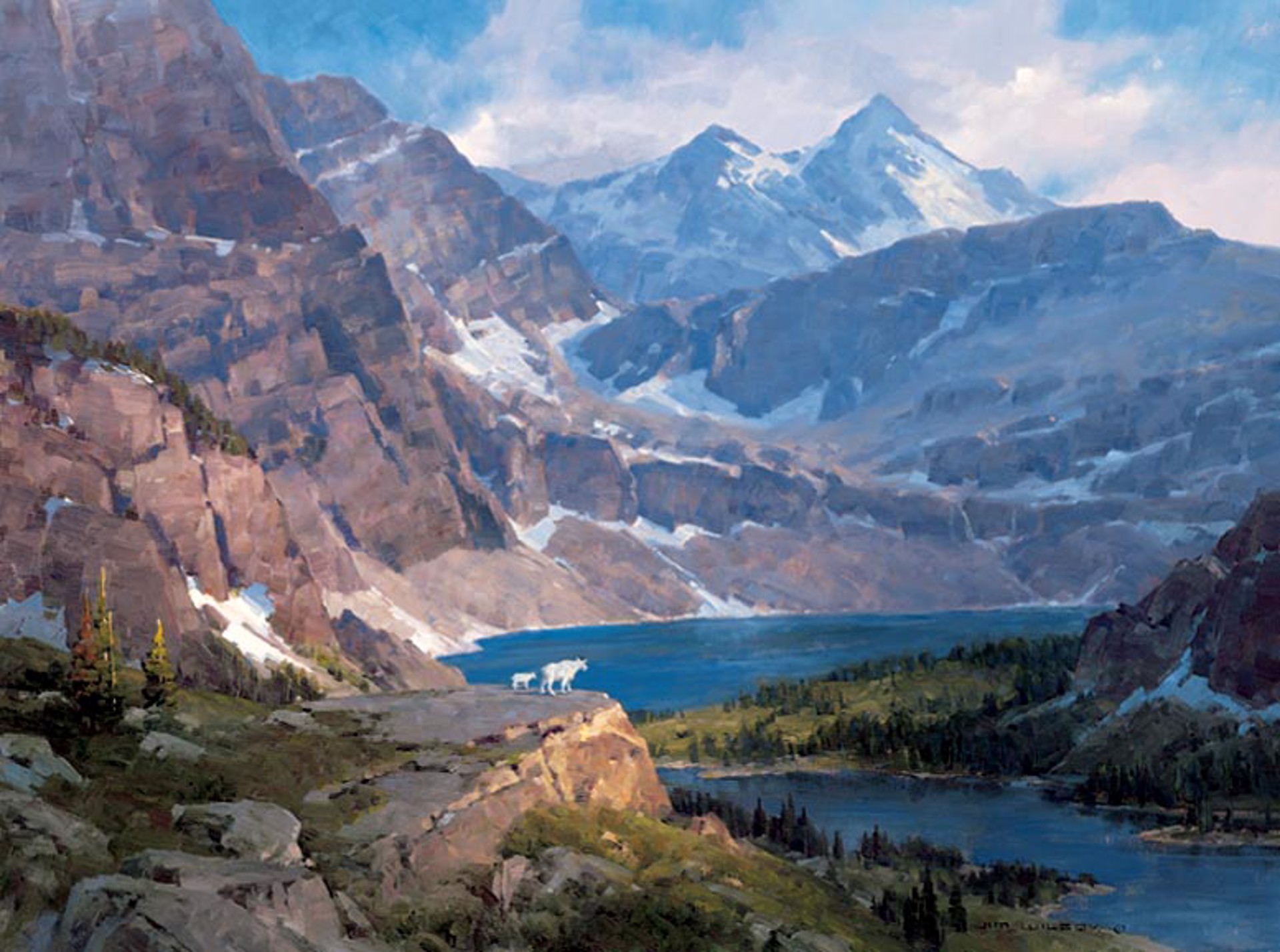 Sentinels of Hidden Lake by Jim Wilcox Giclees