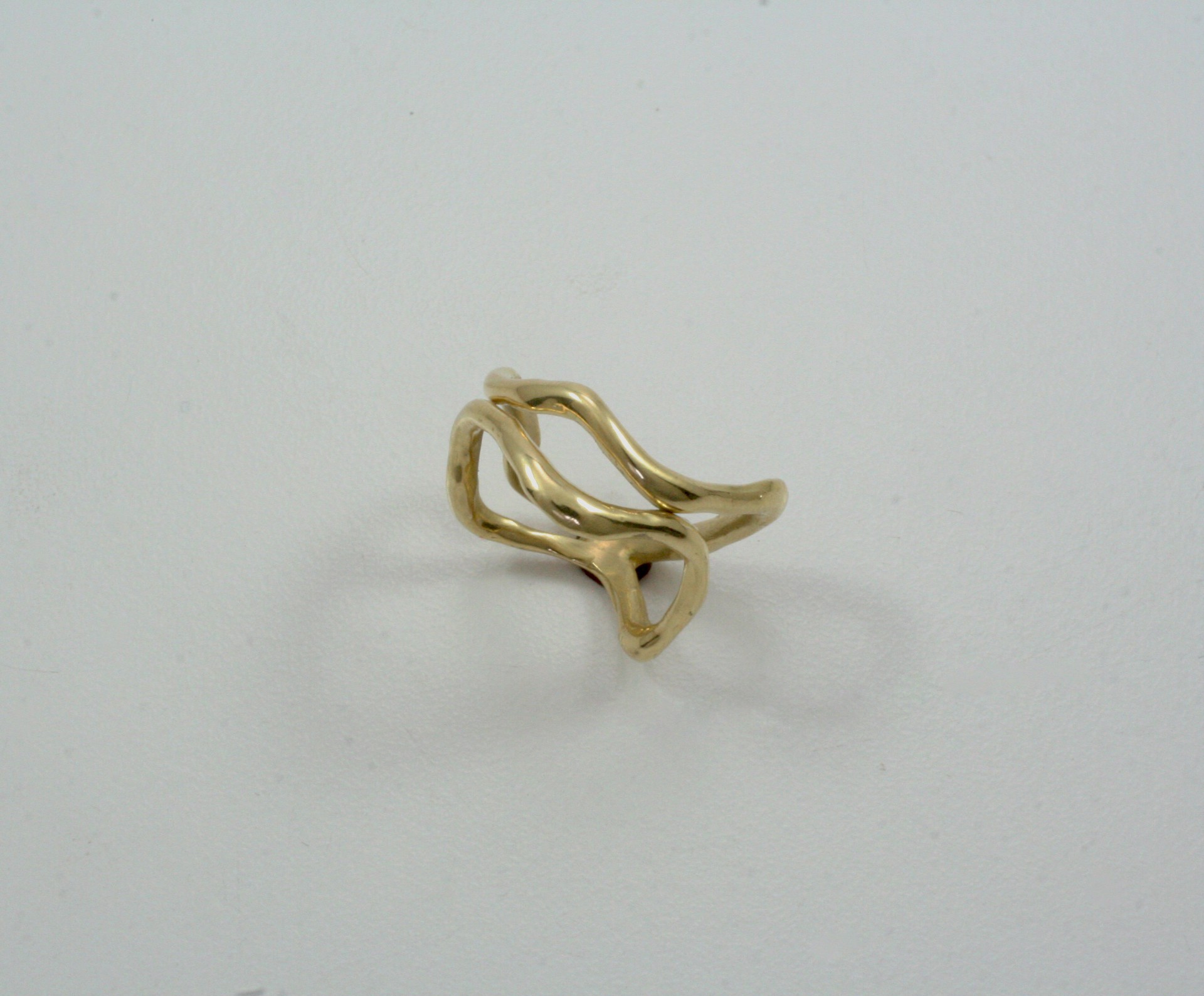 14ky Double Pollock Thin Band by J COTTER