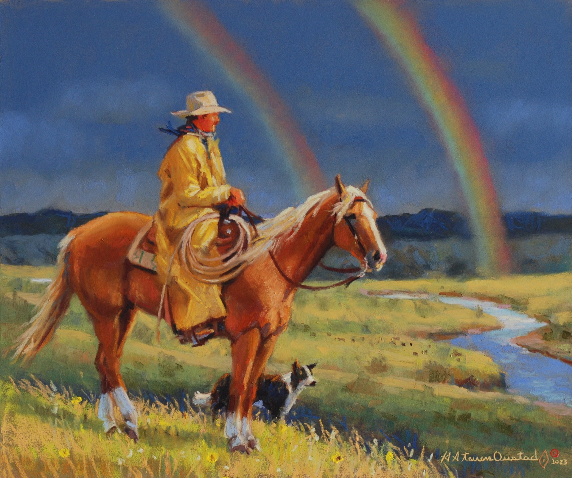 Double Rainbow Day by Steven Oiestad
