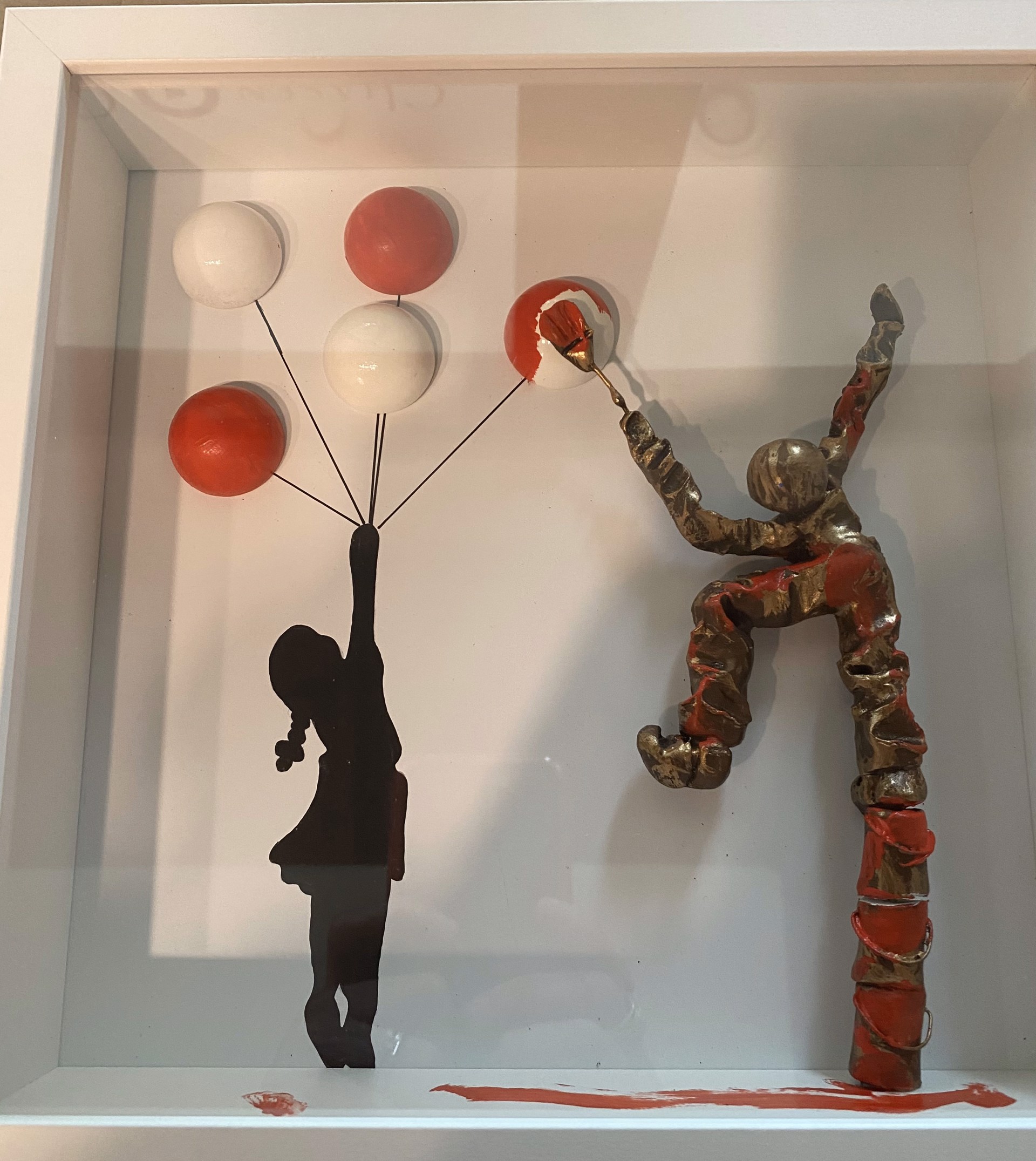 Maxent 5  (My Red Balloons) by Bernard Saint-Maxent