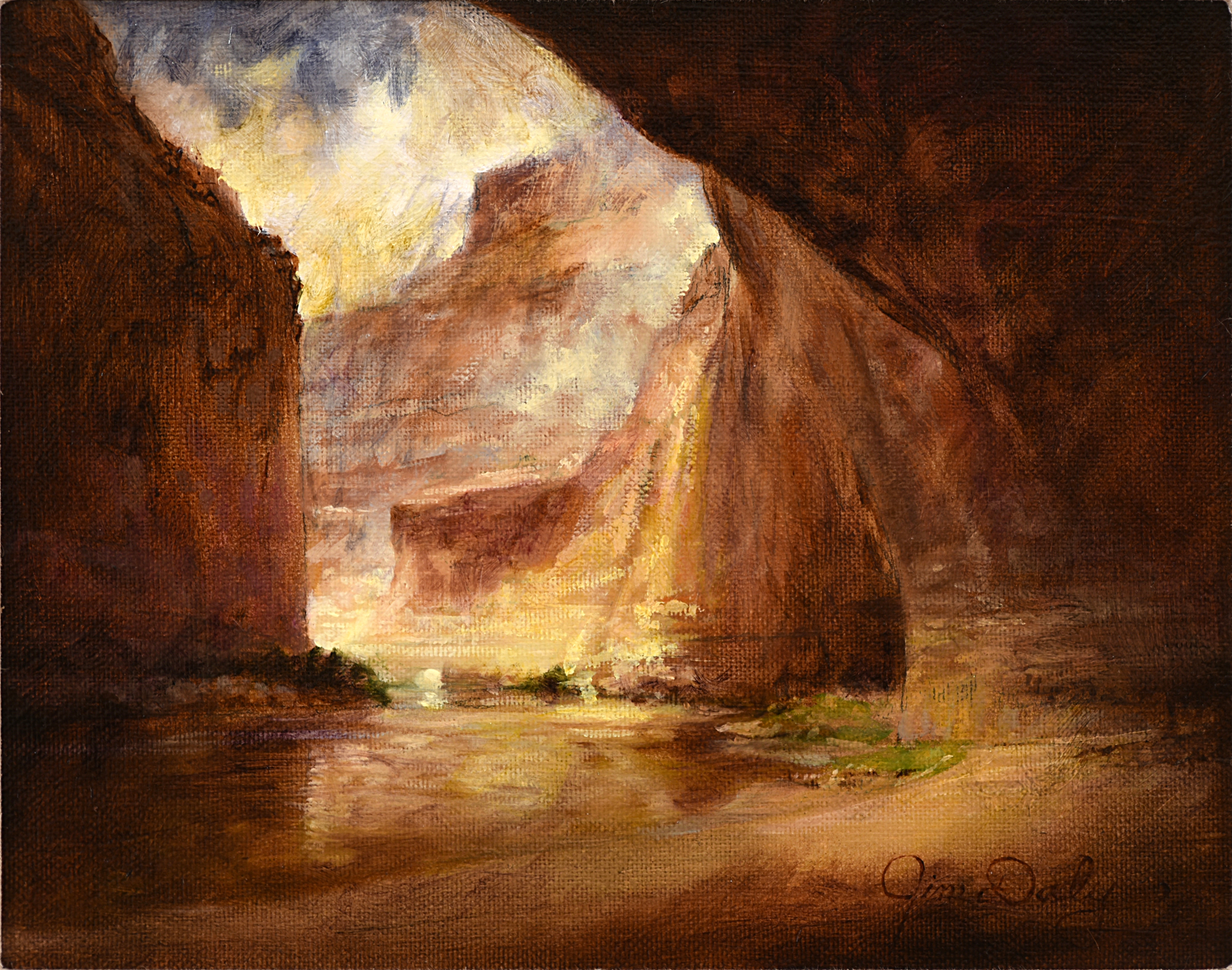 Red Wall Cavern by Jim Daly