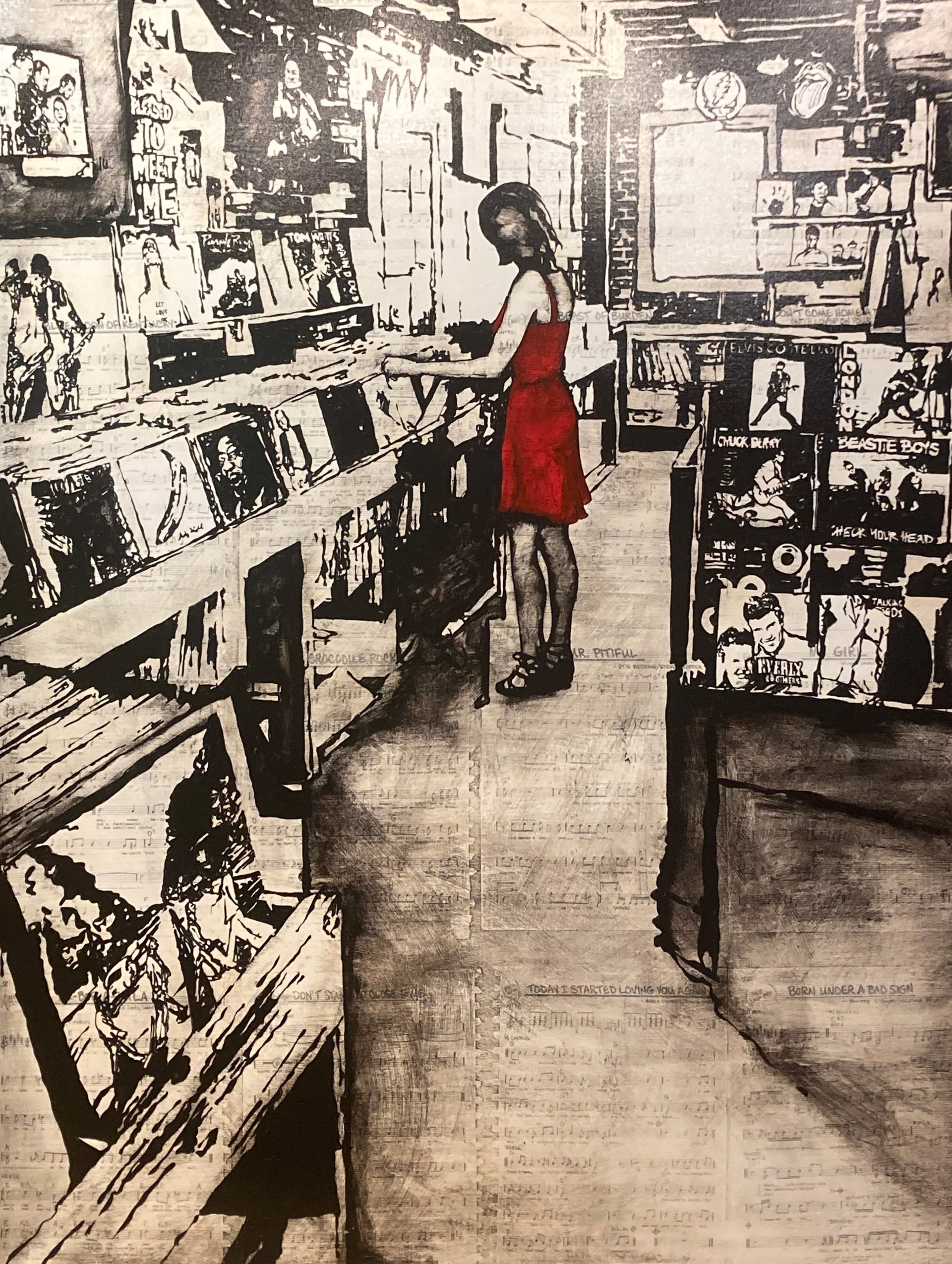 I Always Fall in Love at the Record Store by Will Armstrong
