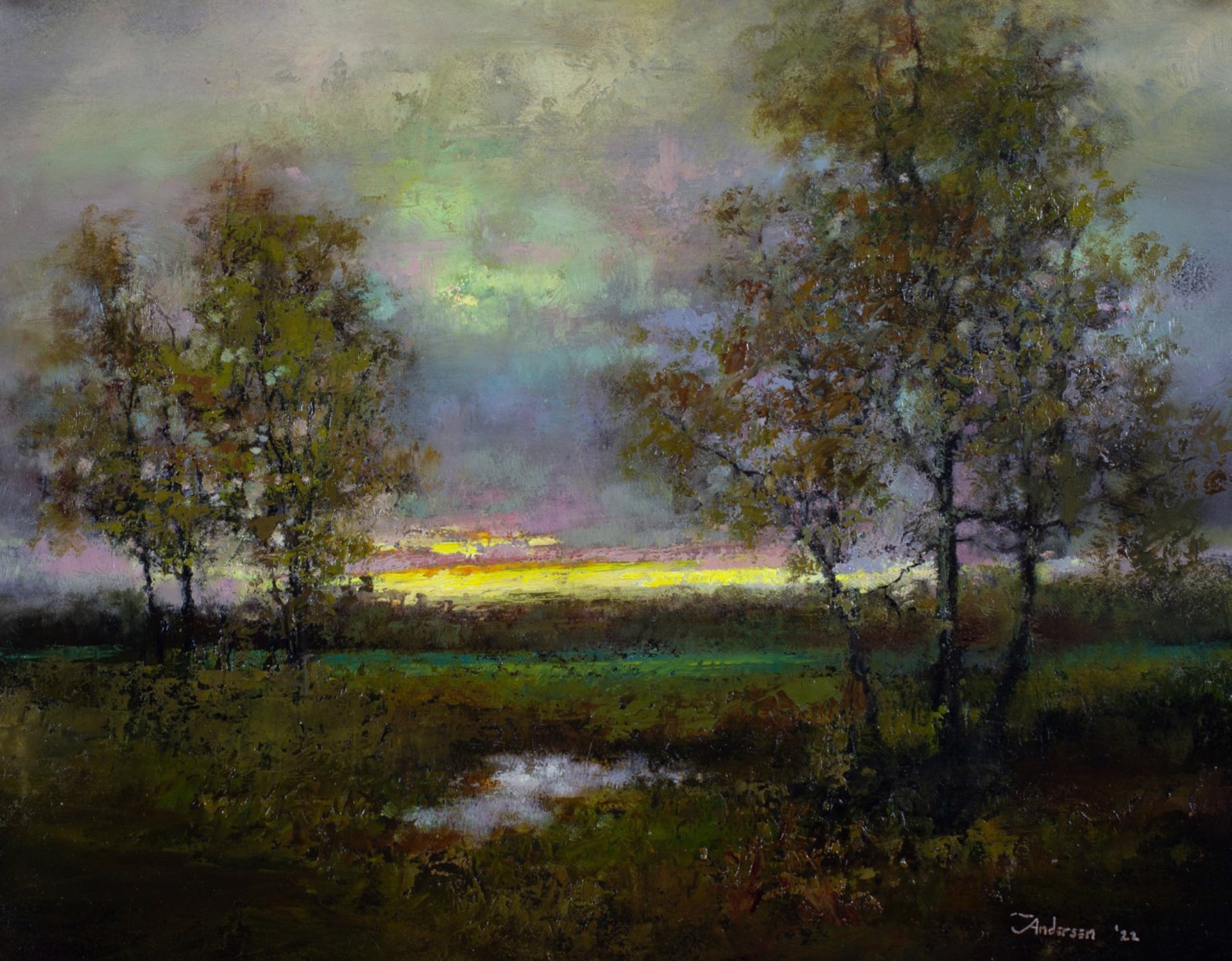 Autumn Evening II by John Andersen
