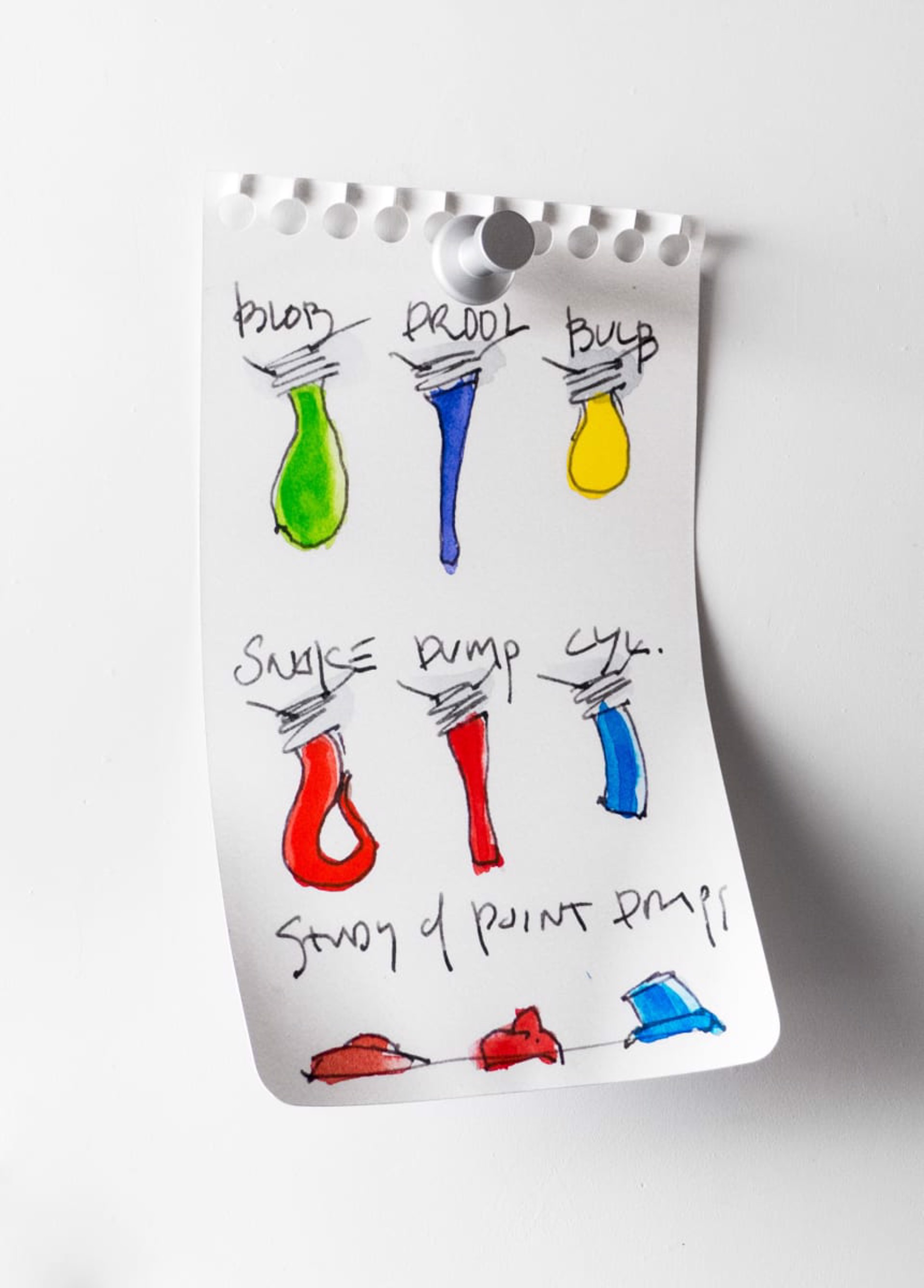 Study of Paint Drips by Miles Jaffe