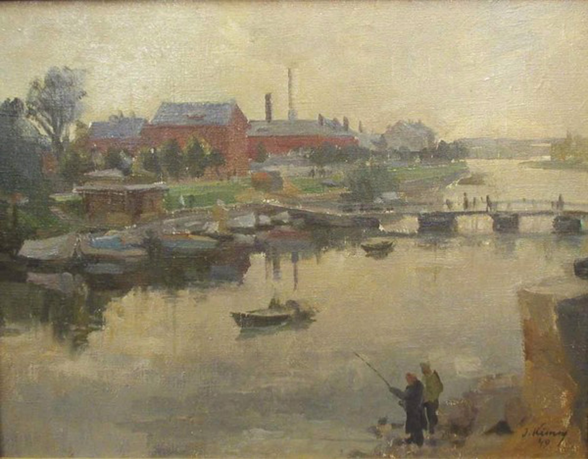 Emajogi (Mother River-Tartu) by Ilmar Kimm
