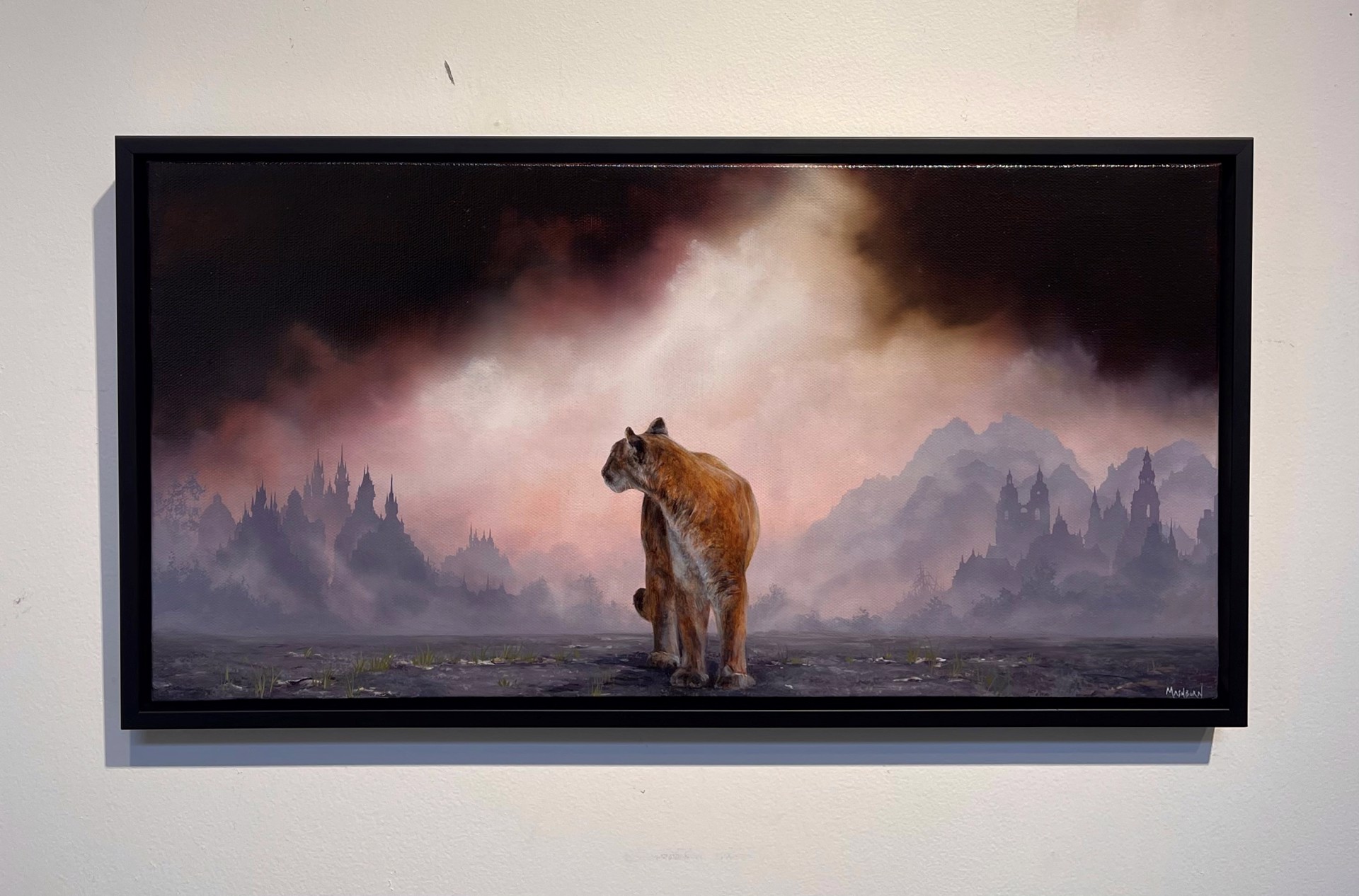 Vacant Lot With Mountain Lion by Brian Mashburn