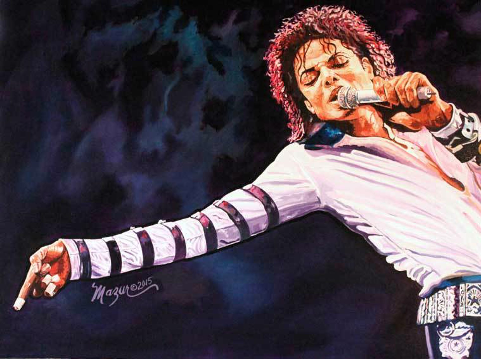 Michael Jackson " King of Pop" by Ruby Mazur