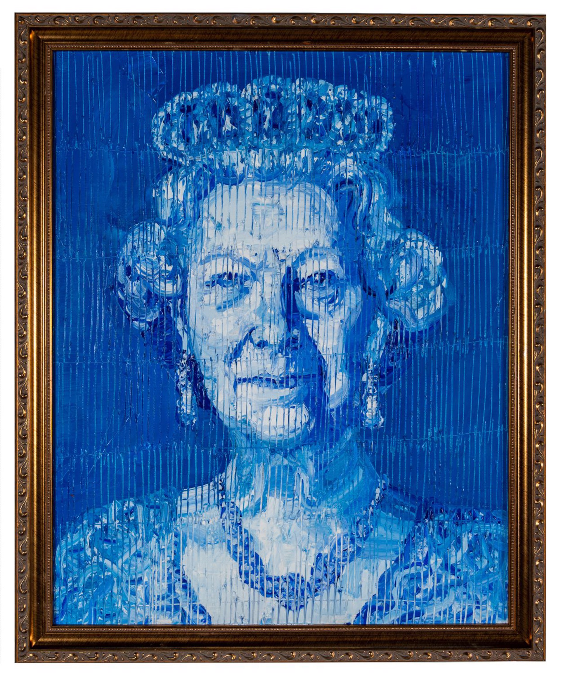 Her Majesty (Blue) by Hunt Slonem