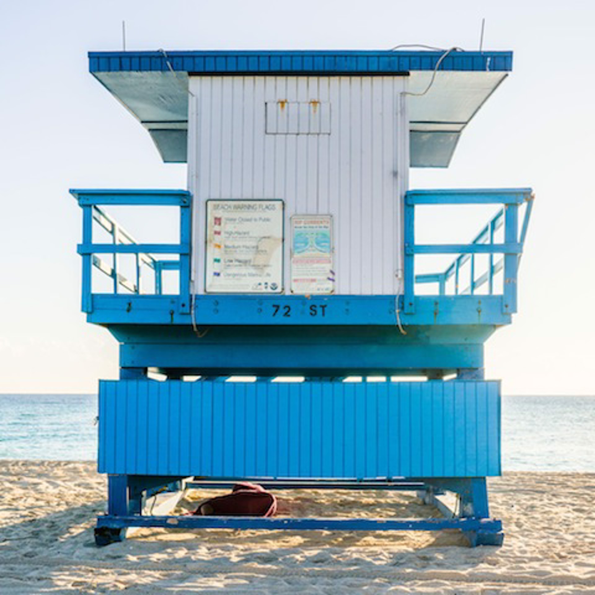 72nd Street Lifeguard Stand, Rear View by Peter Mendelson