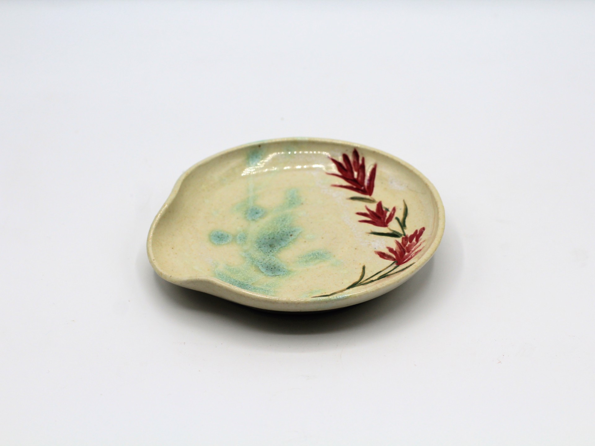 Indian Paintbrush Spoon Rest by Katie Redfield