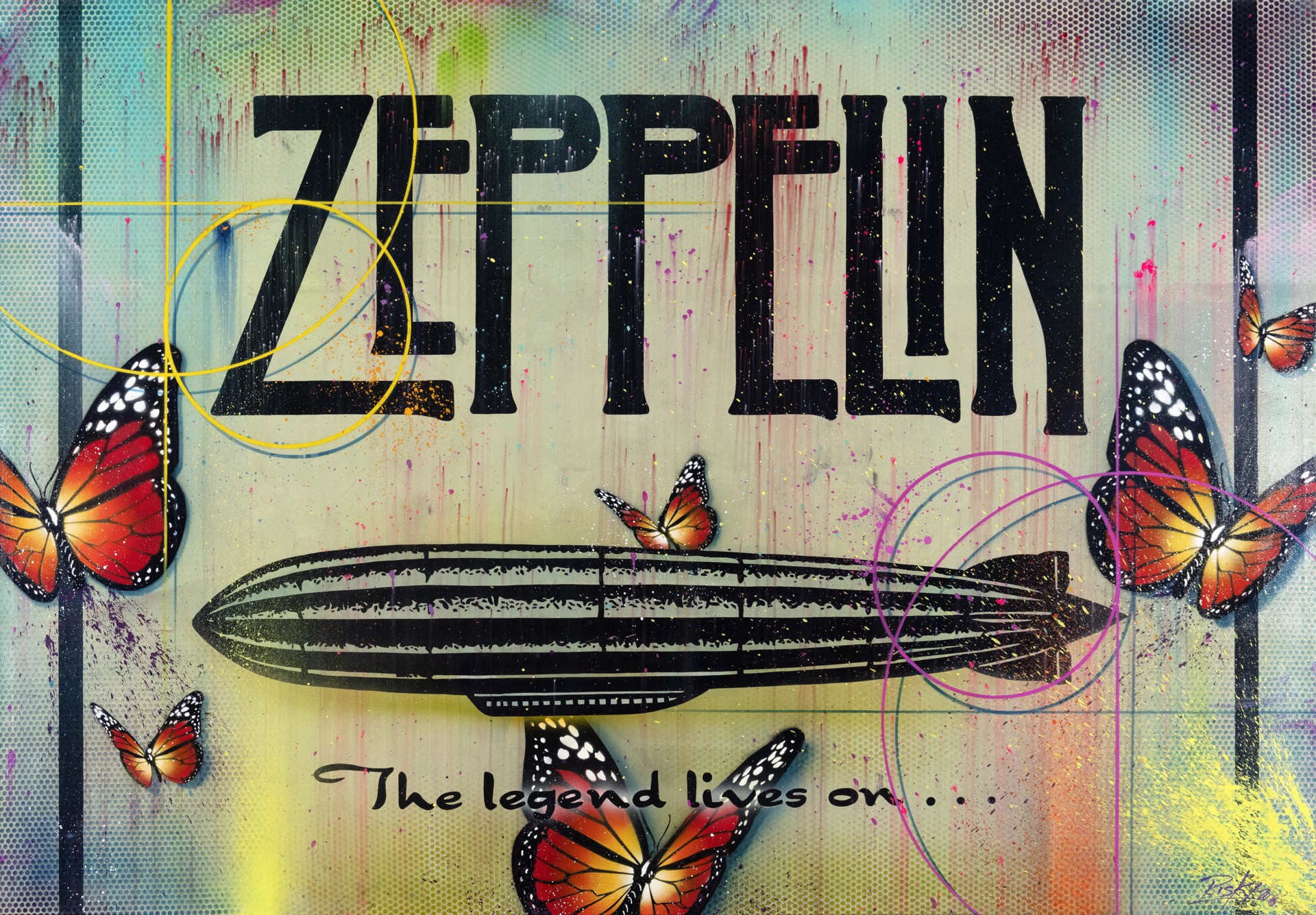 Led Zeppelin Butterflies by Risk