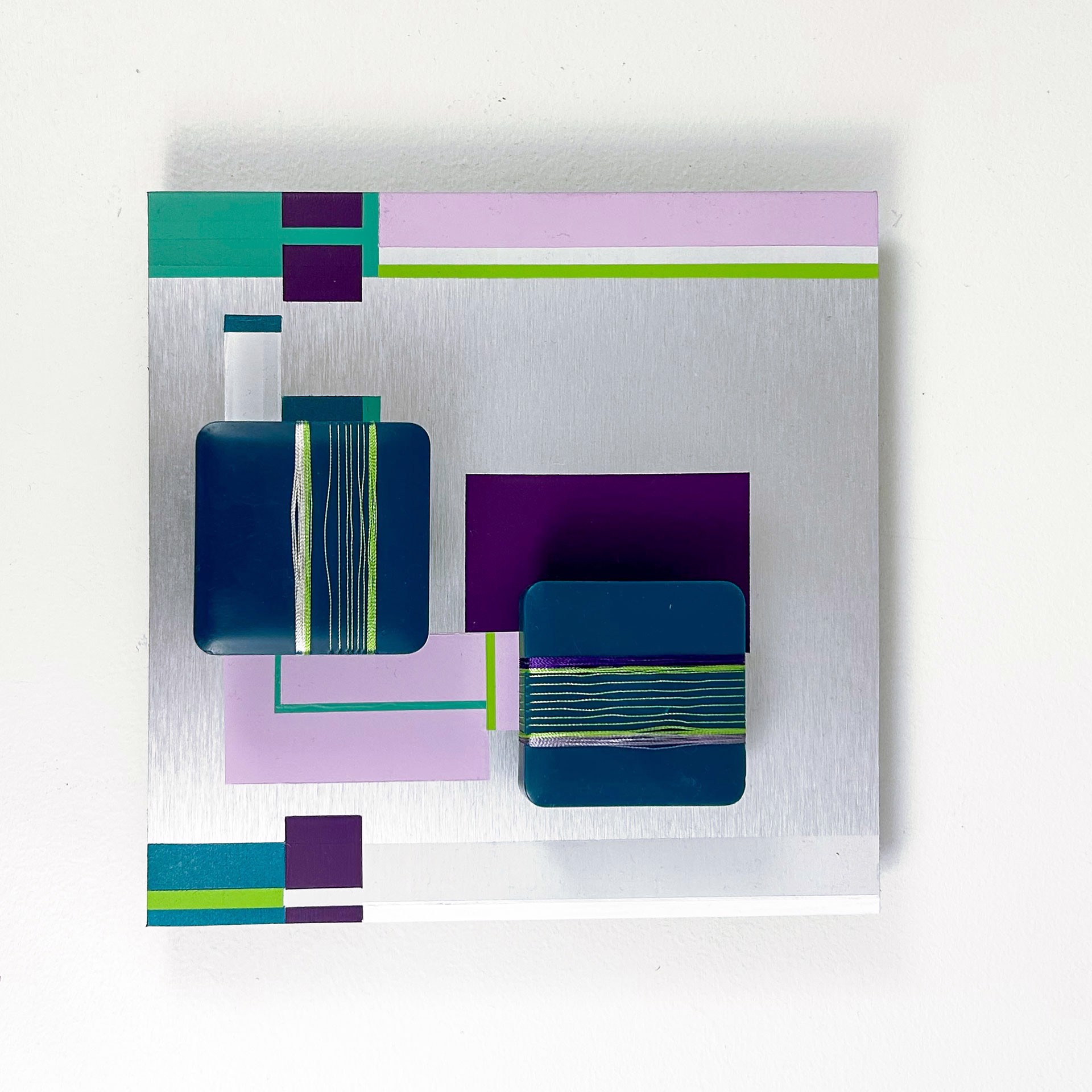 Composing Lines in Teal, Redux by Denby Dale