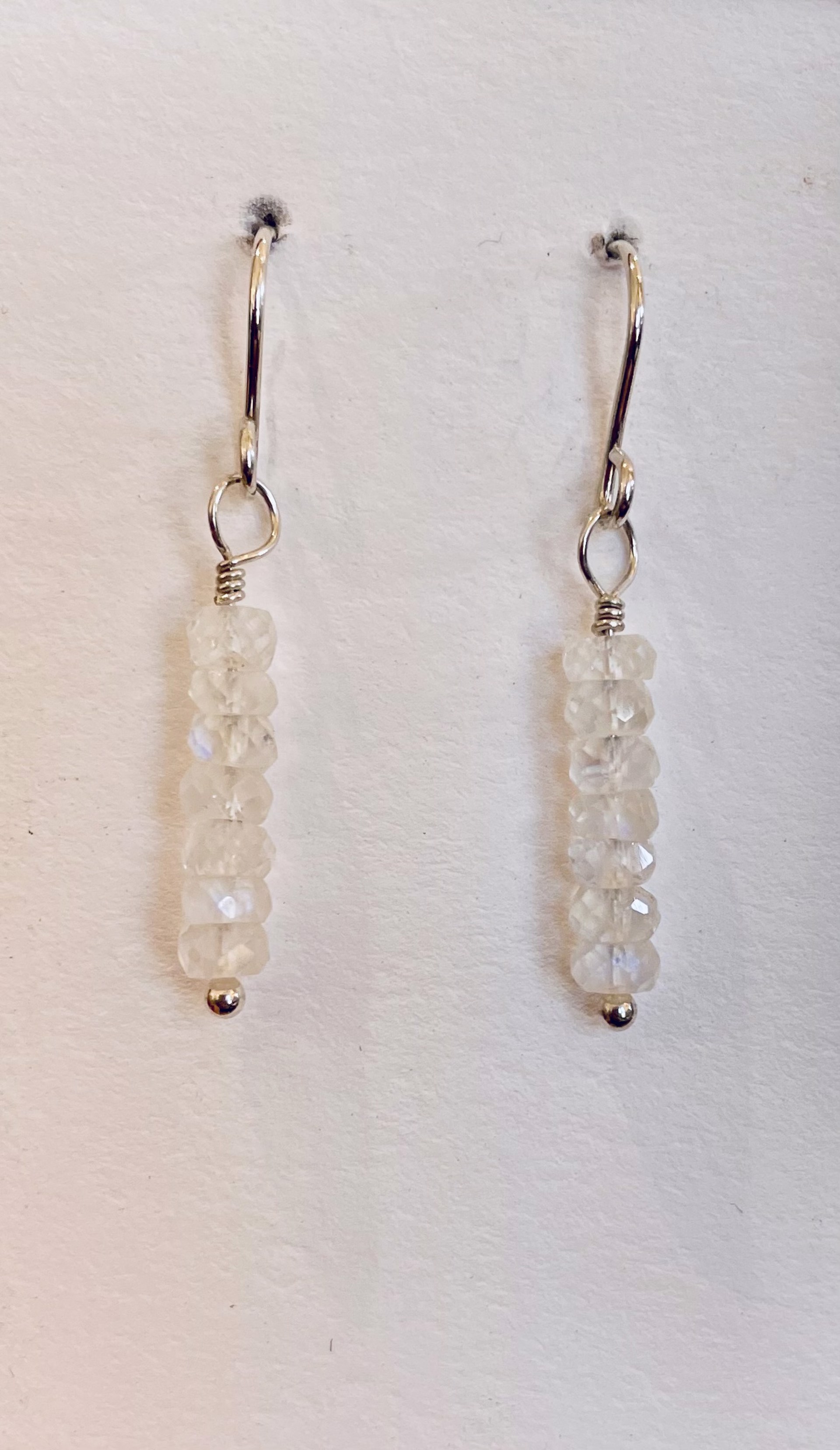 Crystal and Sterling Earrings by Emelie Hebert