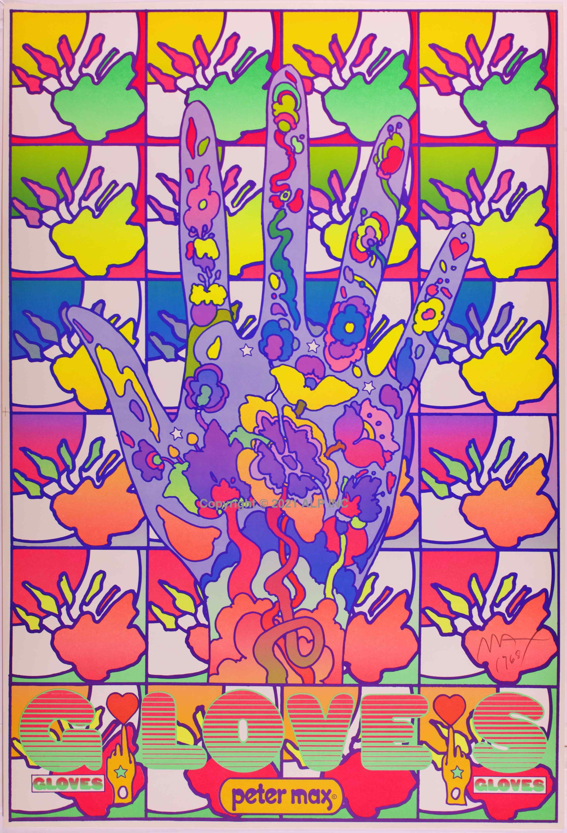 Gloves by Peter Max