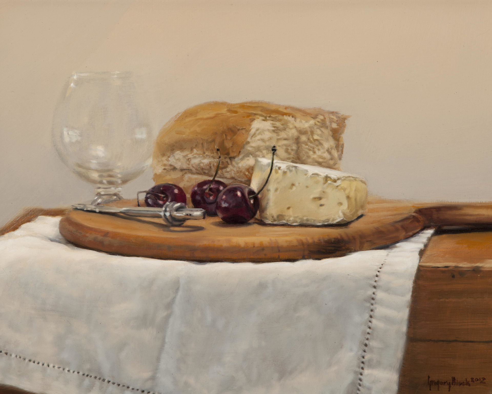 Bread, Brie, and Bings by Gregory Block