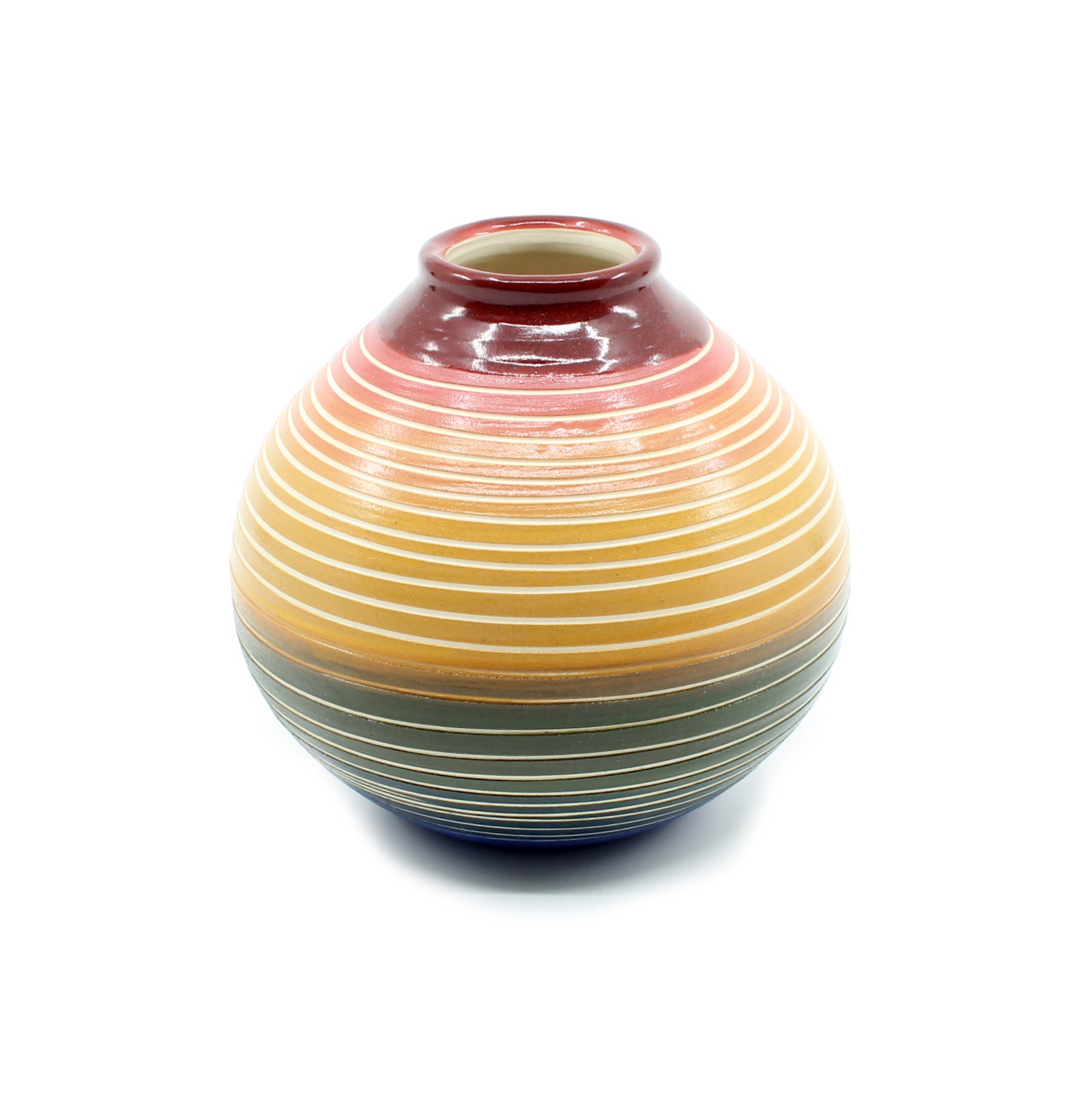 Small Rainbow Bud Vase by Heather Bradley