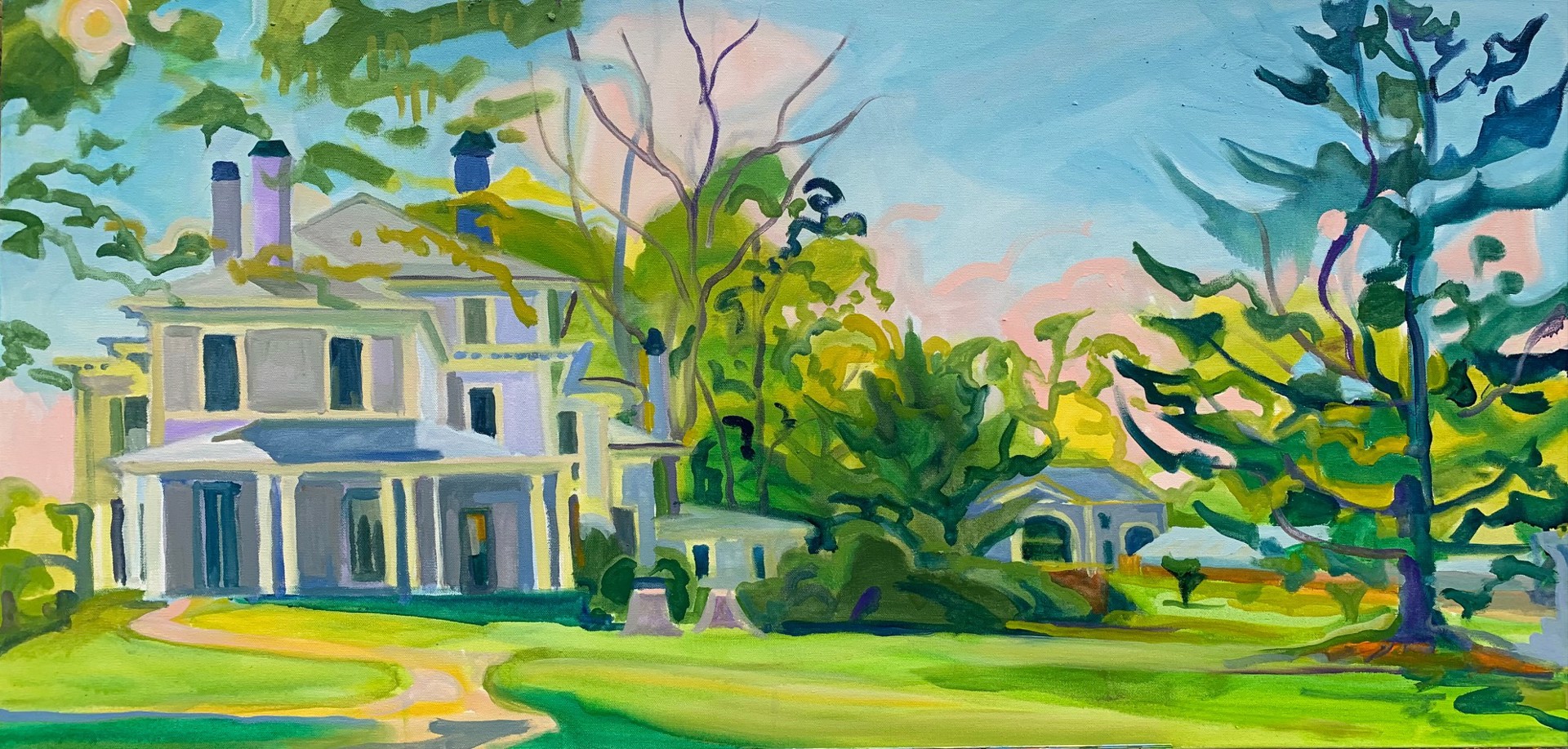 The Lyman Estate 1782 by Jill Hoy