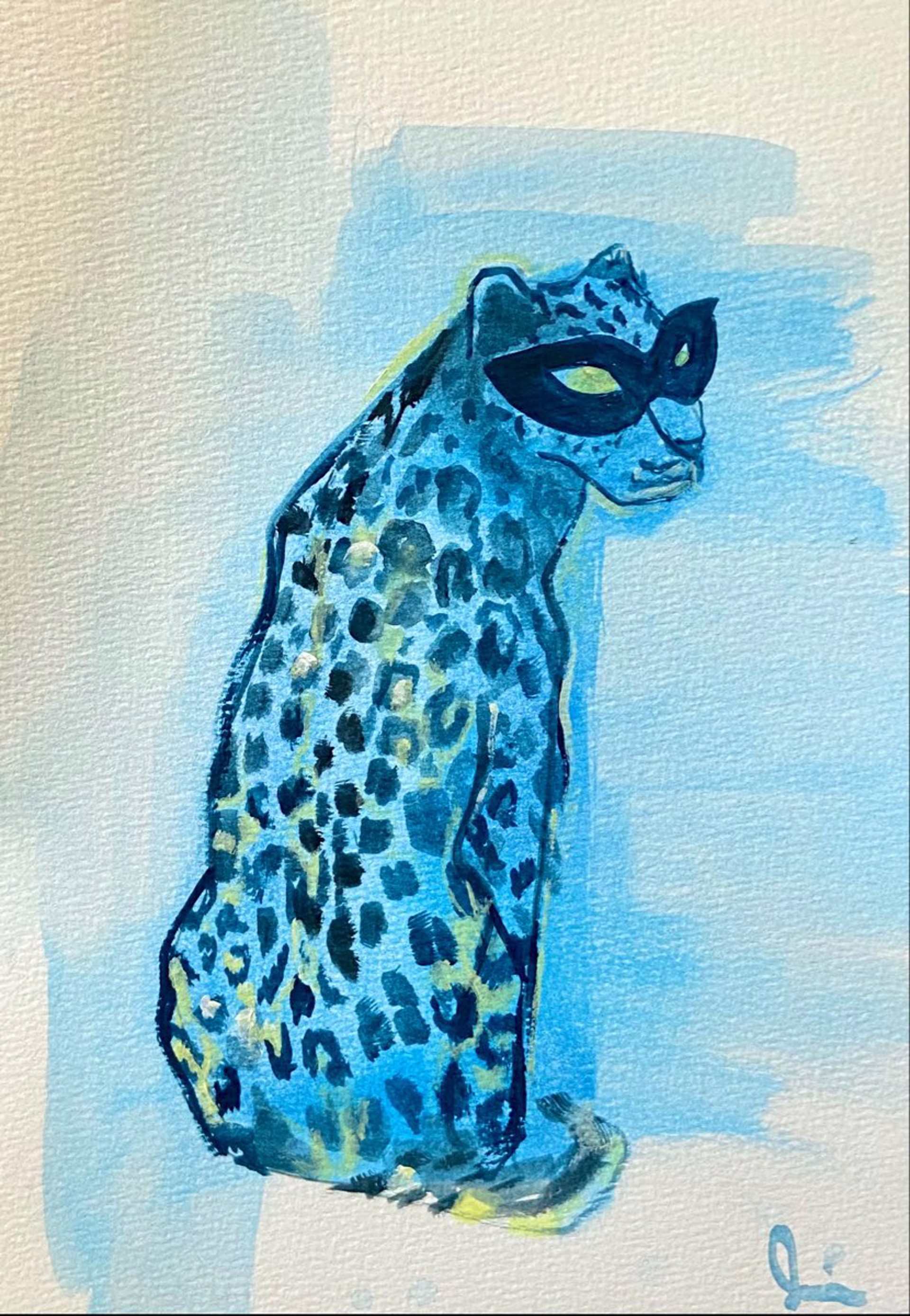 Masked Leopard by Jane Schulz