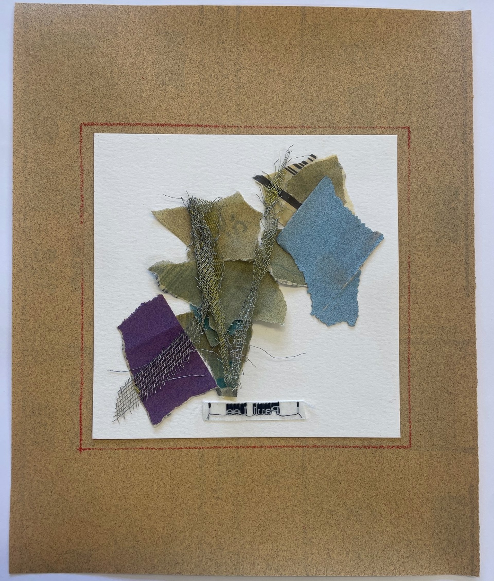 Sandpaper Collage No. 3 by Paul Lee