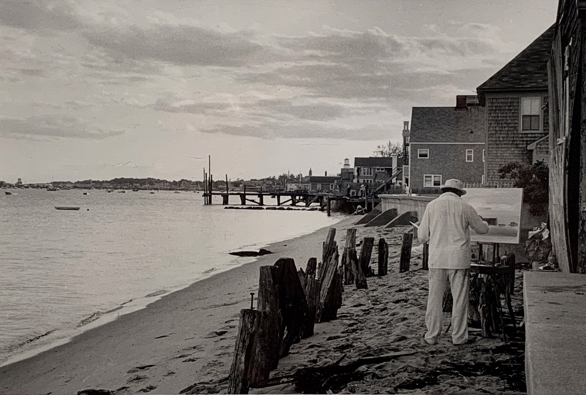 At the Motif, Provincetown, 1984 by Blair Resika