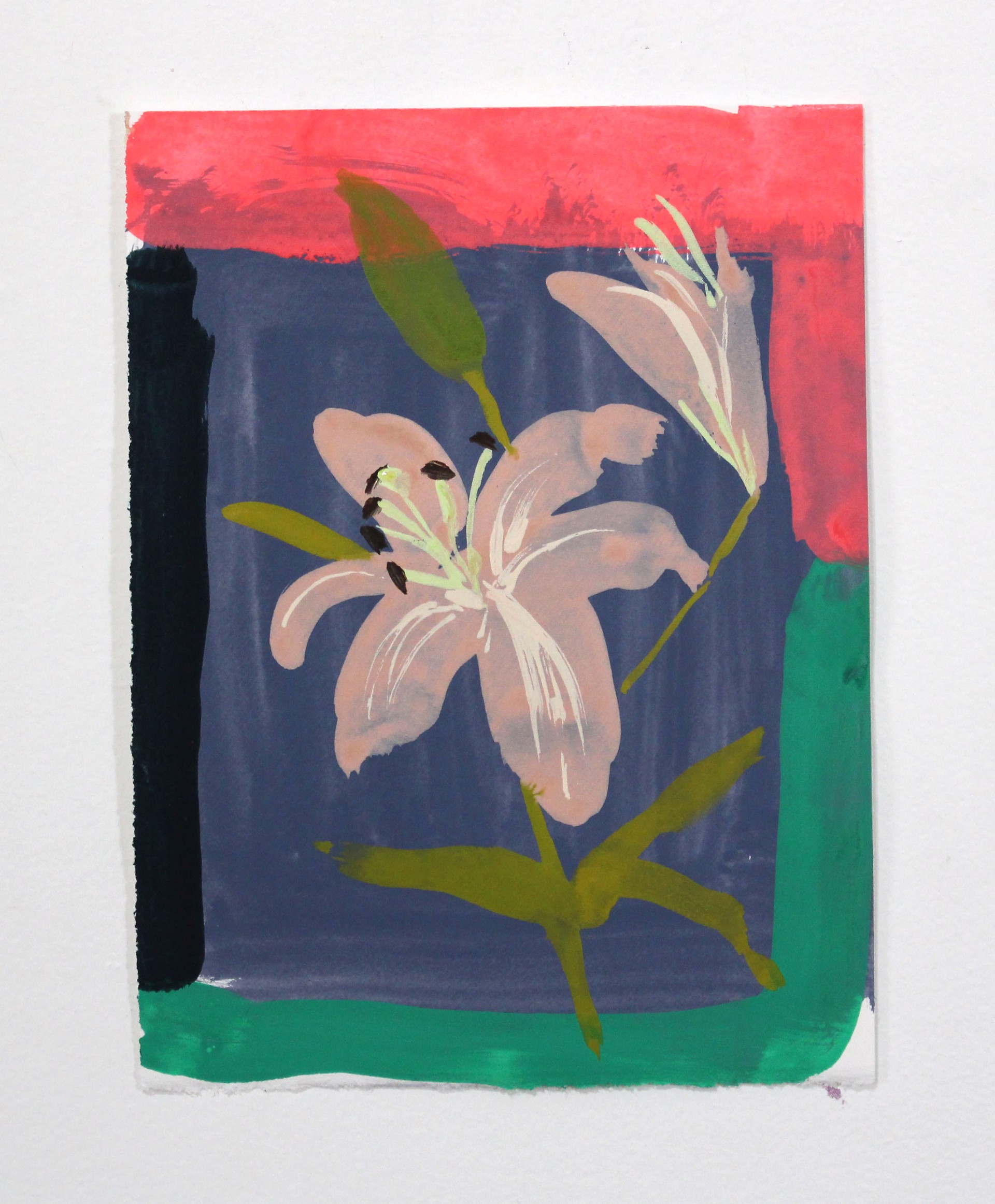 Color Block Lilies by Kayla Plosz Antiel