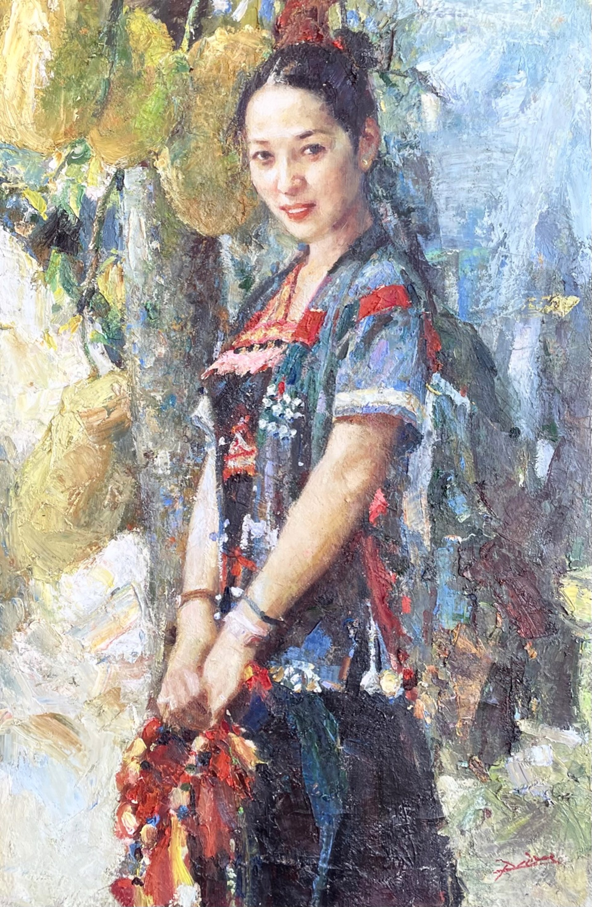 Young Woman by Piao Xue Cheng