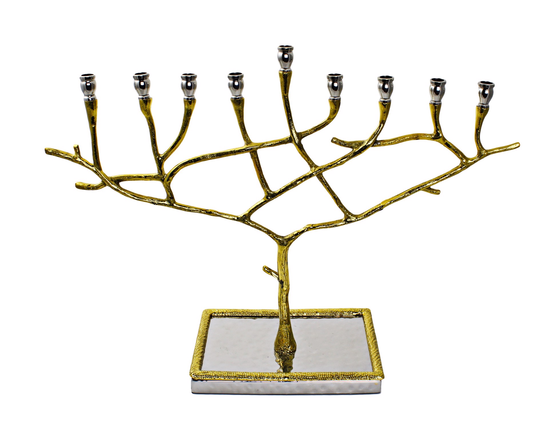 Gold Twig Menorah by Argent