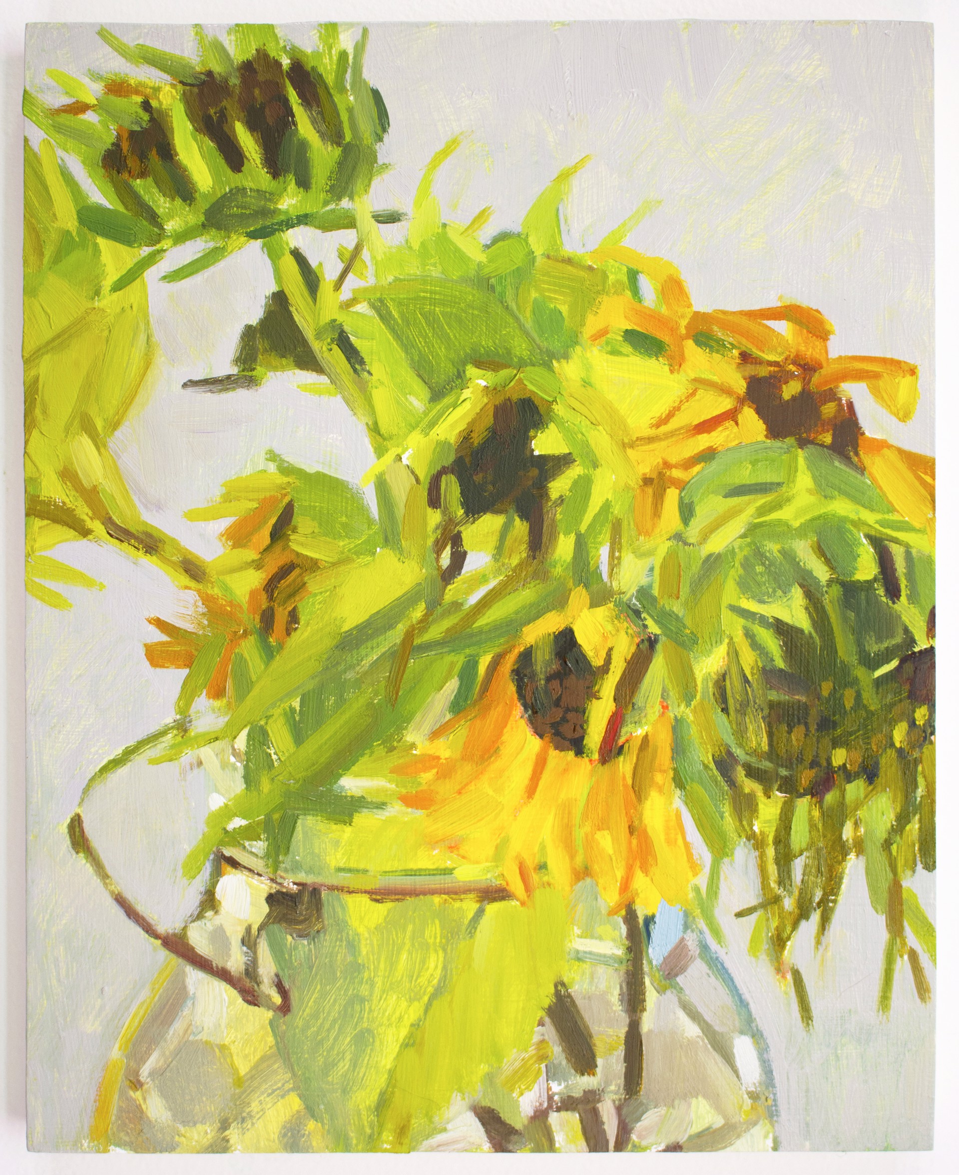Fading Sunflowers by Christina Renfer Vogel